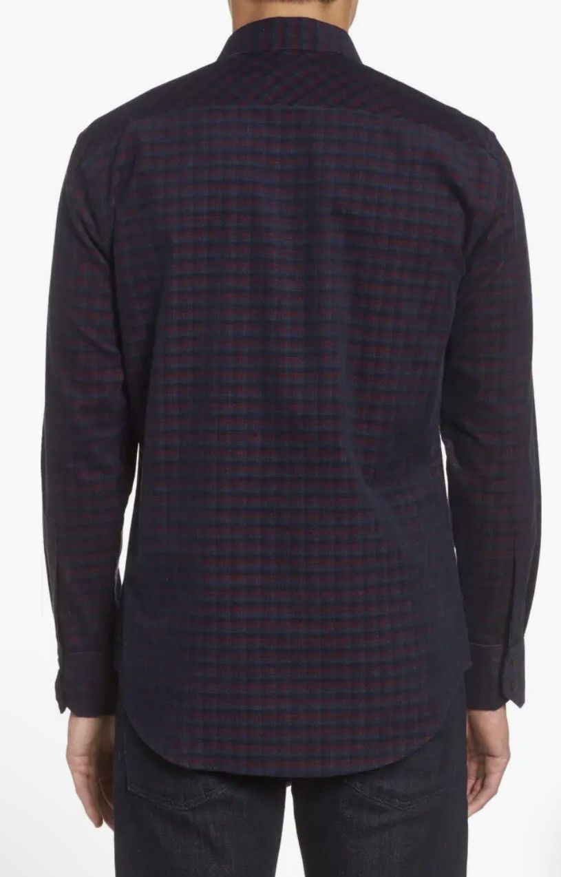 Zachary Prell Zachary Prell Byas Check Corduroy Sport Shirt – Size XL Size US XL / EU 56 / 4 - 3 Thumbnail