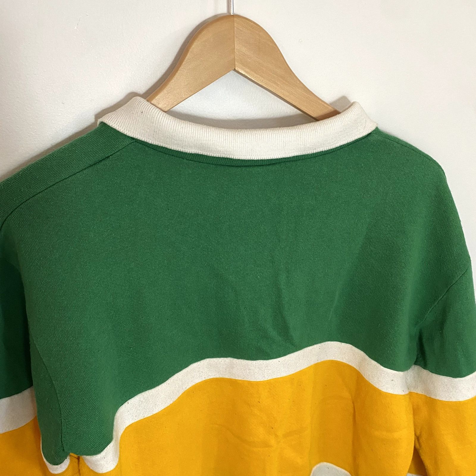 Nutmeg Vintage Ireland Rugby Polo Sweatshirt Nutmeg Mills 90s Size US M / EU 48-50 / 2 - 6 Thumbnail