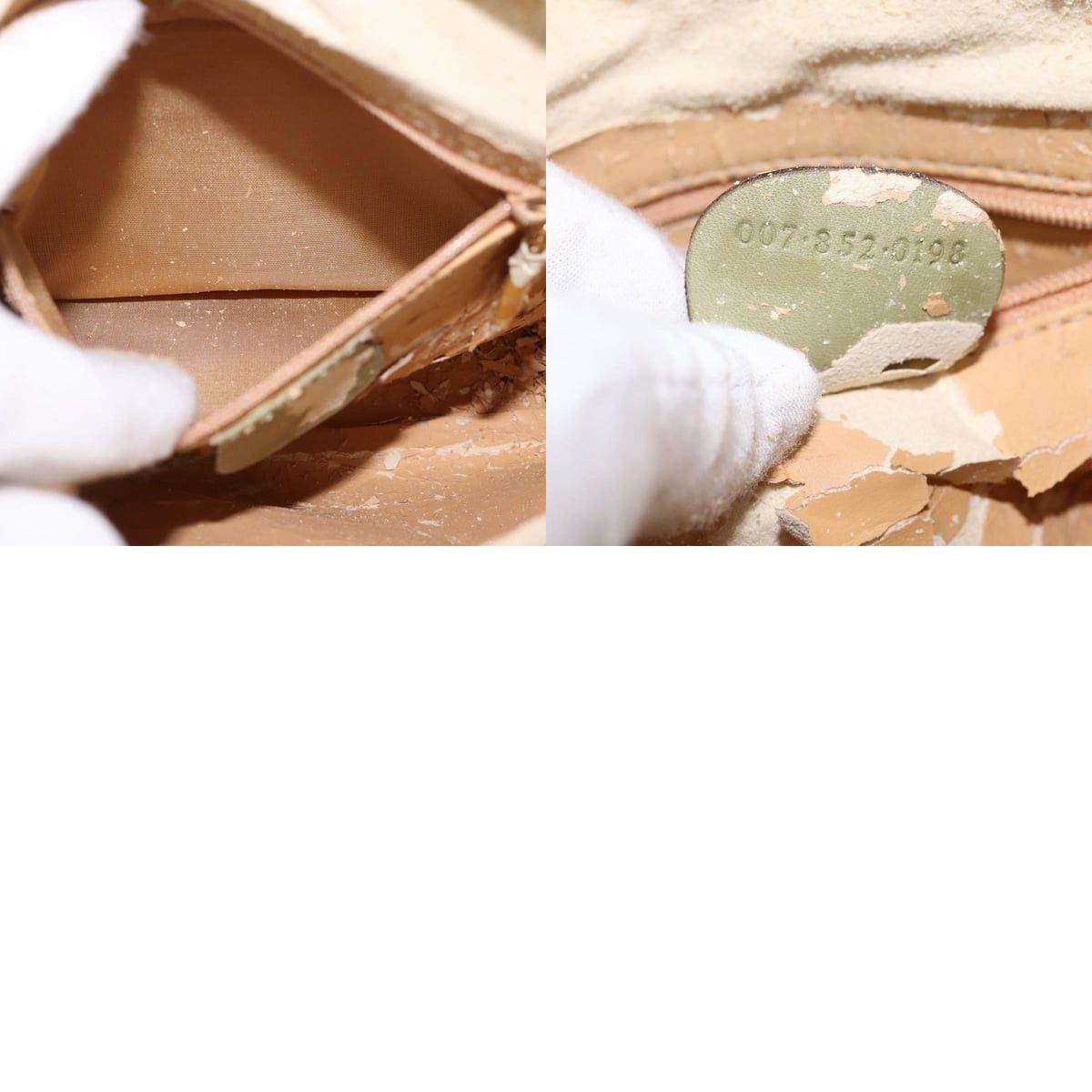 Gucci GUCCI Shoulder Bag Suede Leather Green Gold Size ONE SIZE - 12 Thumbnail