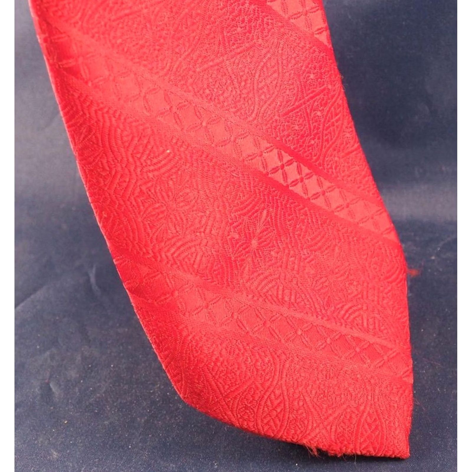 Vintage VINTAGE Wide Tie Red Men's Tie Kaufmann's Department Store Size ONE SIZE - 2 Thumbnail