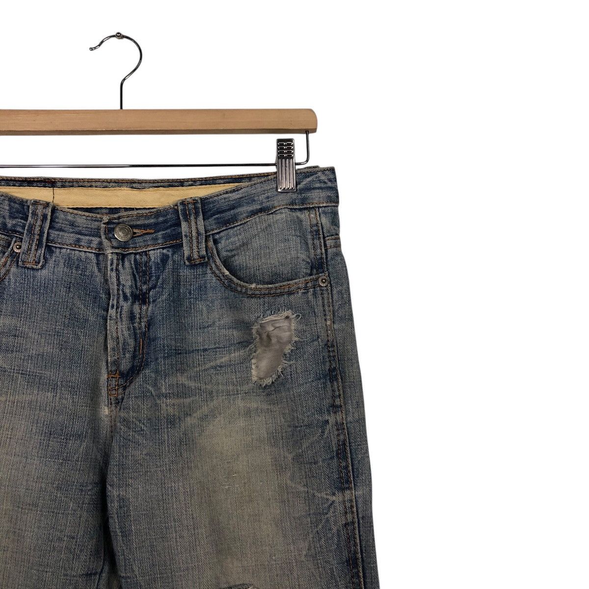 Japanese Brand Hysteric Glamour Vintage Distressed Straight Leg Denim Size 30" / US 8 / IT 44 - 7 Thumbnail