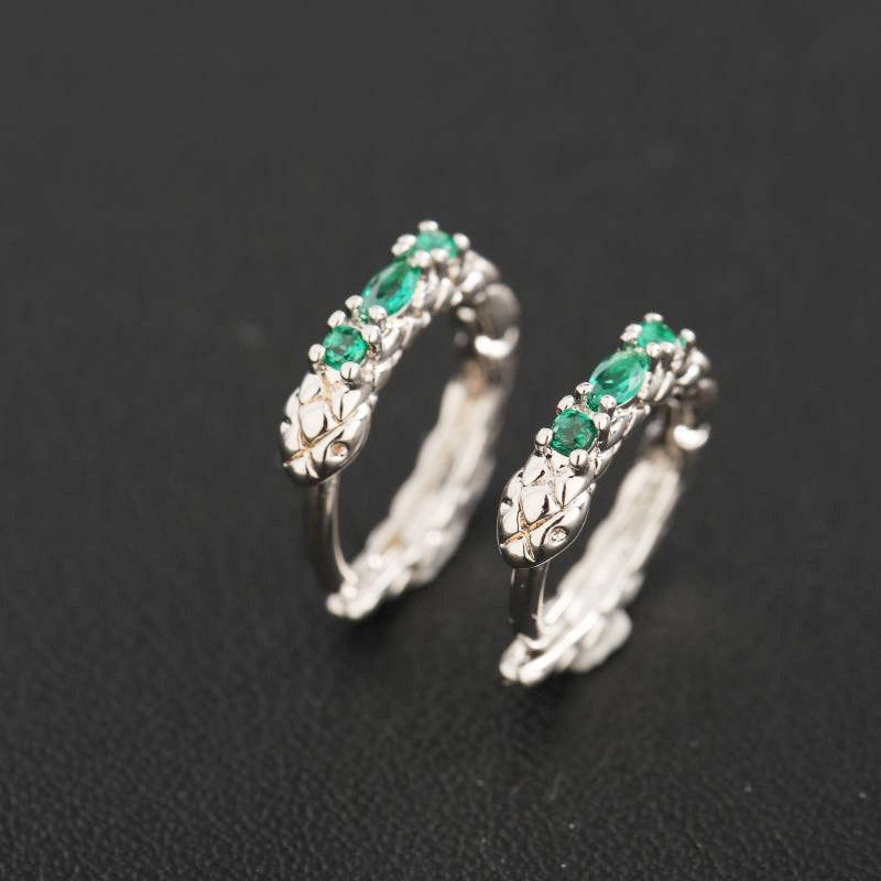 Jewelry × Sterling Silver New Design Earrings One Pairs Chrome Jewelry Size ONE SIZE - 1 Thumbnail
