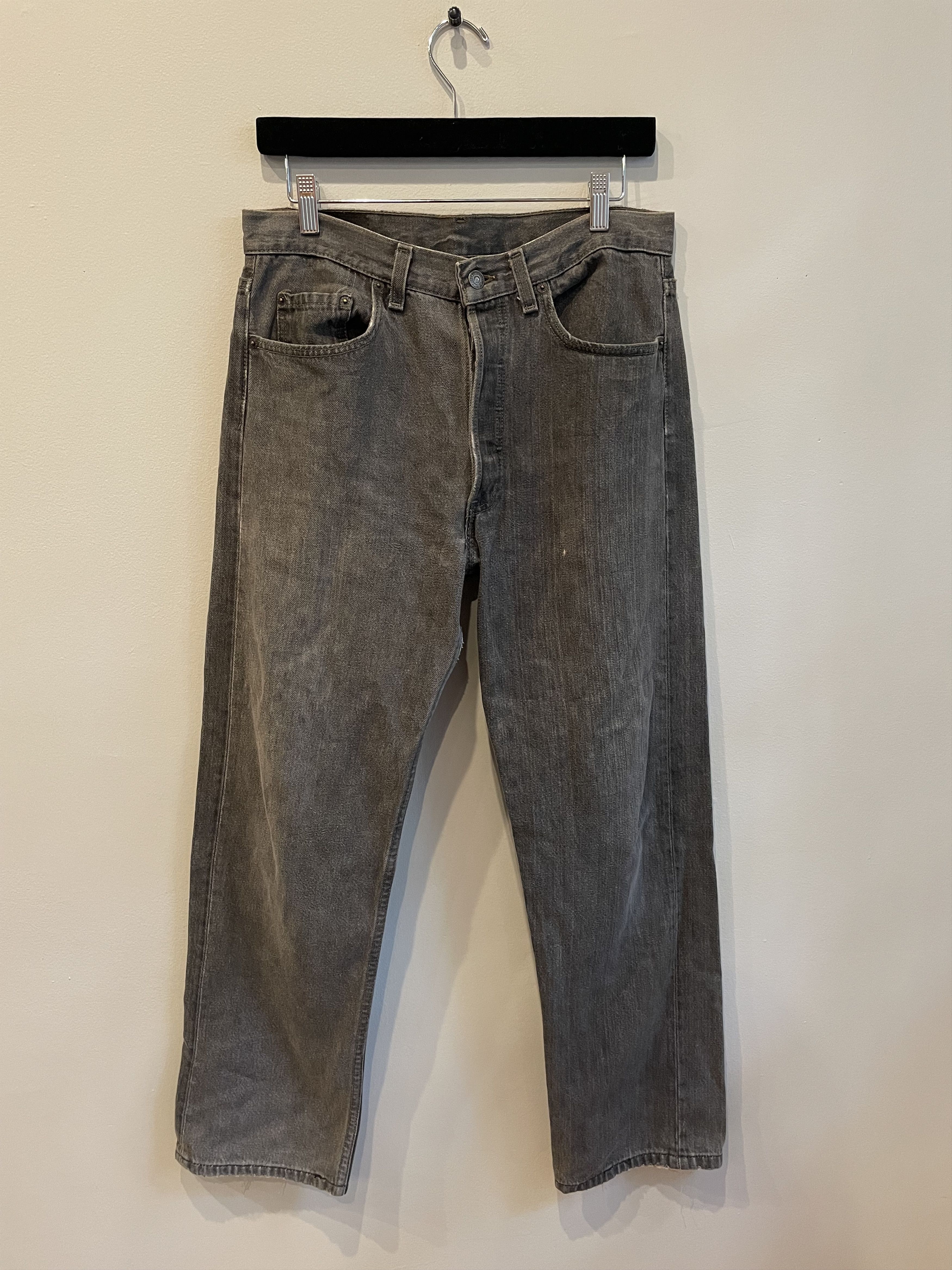 Levi's 90s 501 Denim Jeans Size US 31 - 1 Thumbnail