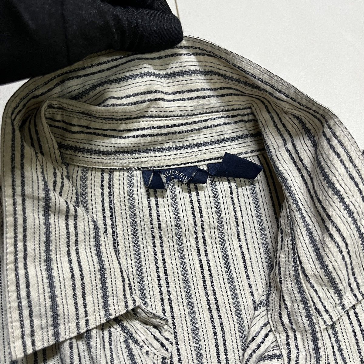 Dockers × Vintage Vintage Dockers Cropped Button Up Shirt Size US M / EU 48-50 / 2 - 6 Thumbnail