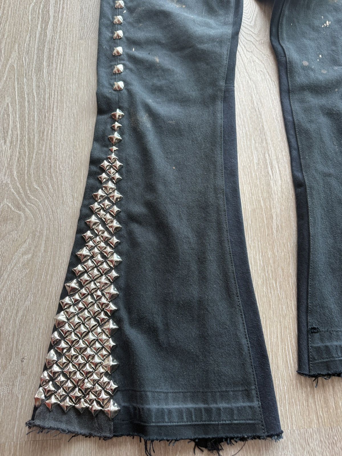 Gallery Dept. Gallery Dept. Studded La Flare Jeans Size US 32 / EU 48 - 5 Thumbnail
