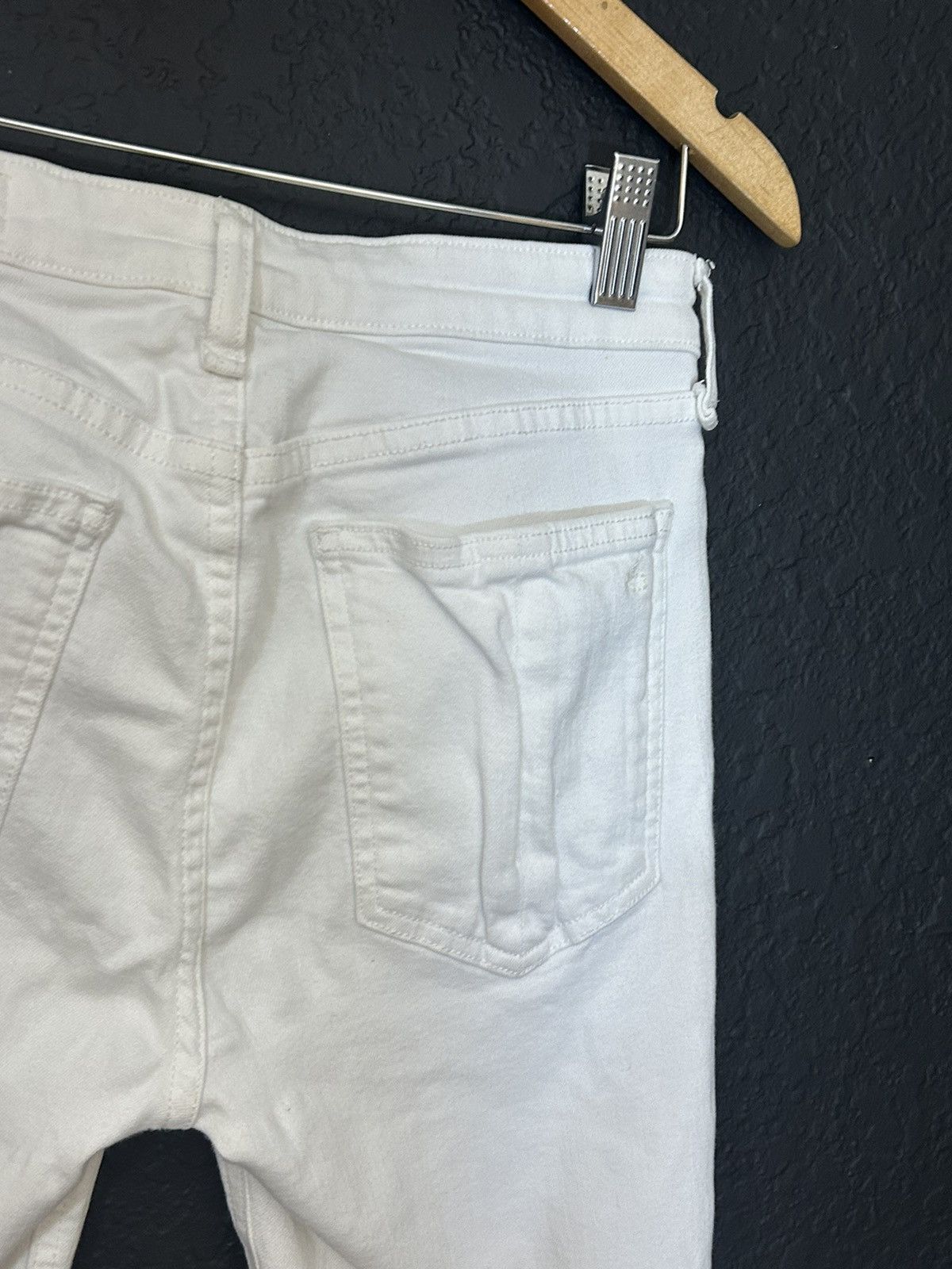 Rag & Bone Rag & Bone White Denim Skinny Jeans Size 27" / US 4 / IT 40 - 8 Thumbnail