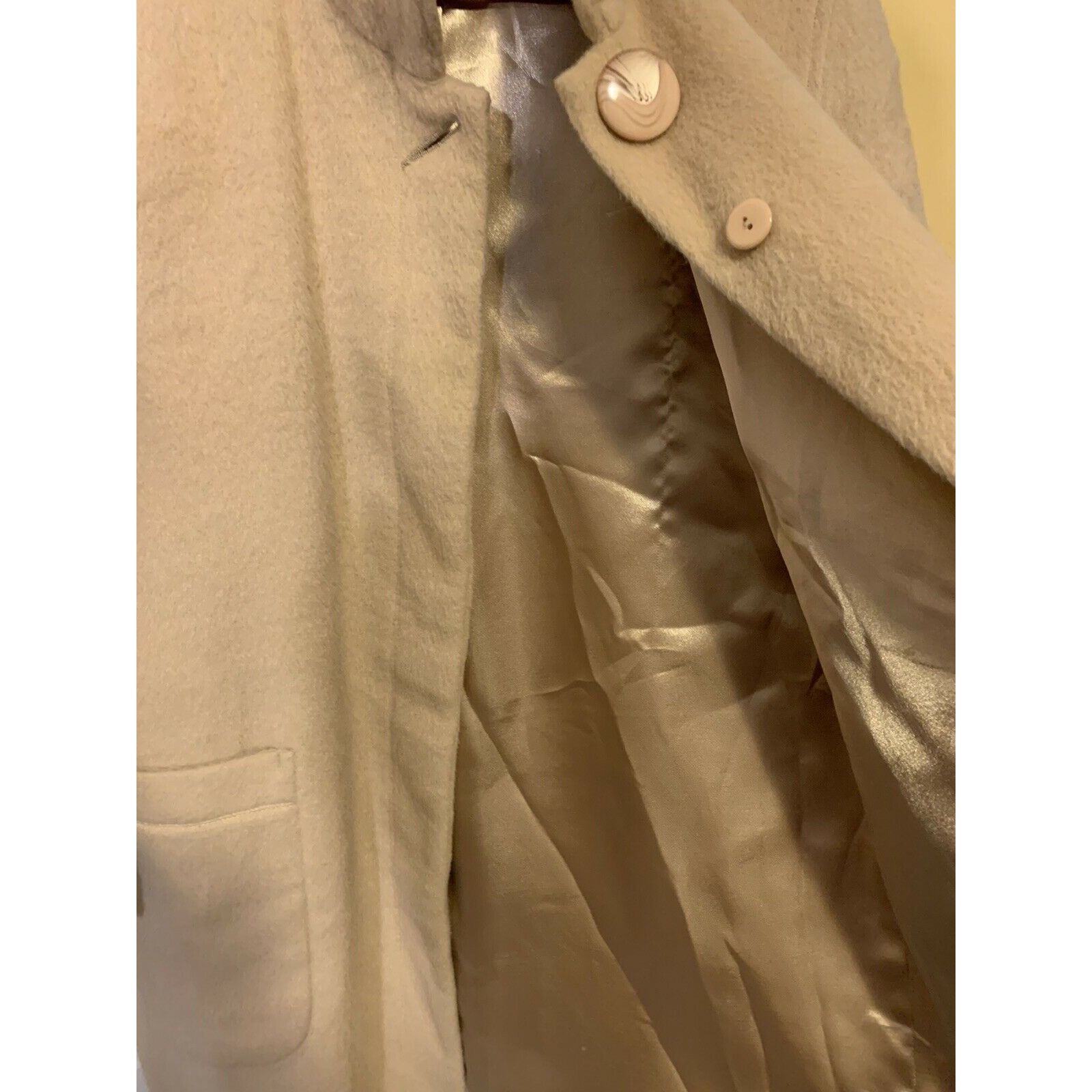 Vintage Vintage Block Dust Day Charming Jacket Button Coat Sz M Beig Size M / US 6-8 / IT 42-44 - 8 Thumbnail
