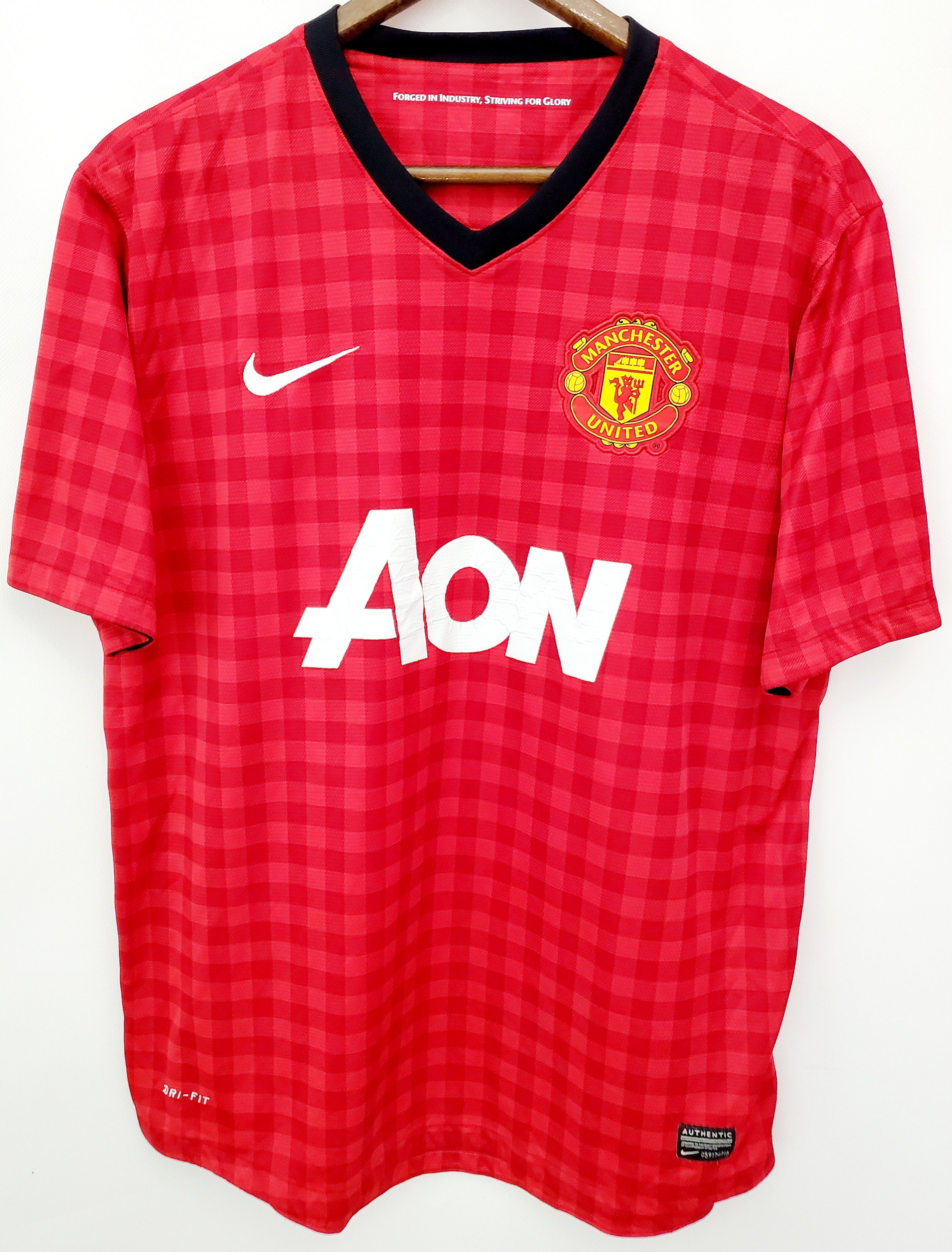 Nike 2012-13 Manchester United Home Jersey Scholes #22 L Size US L / EU 52-54 / 3 - 1 Thumbnail