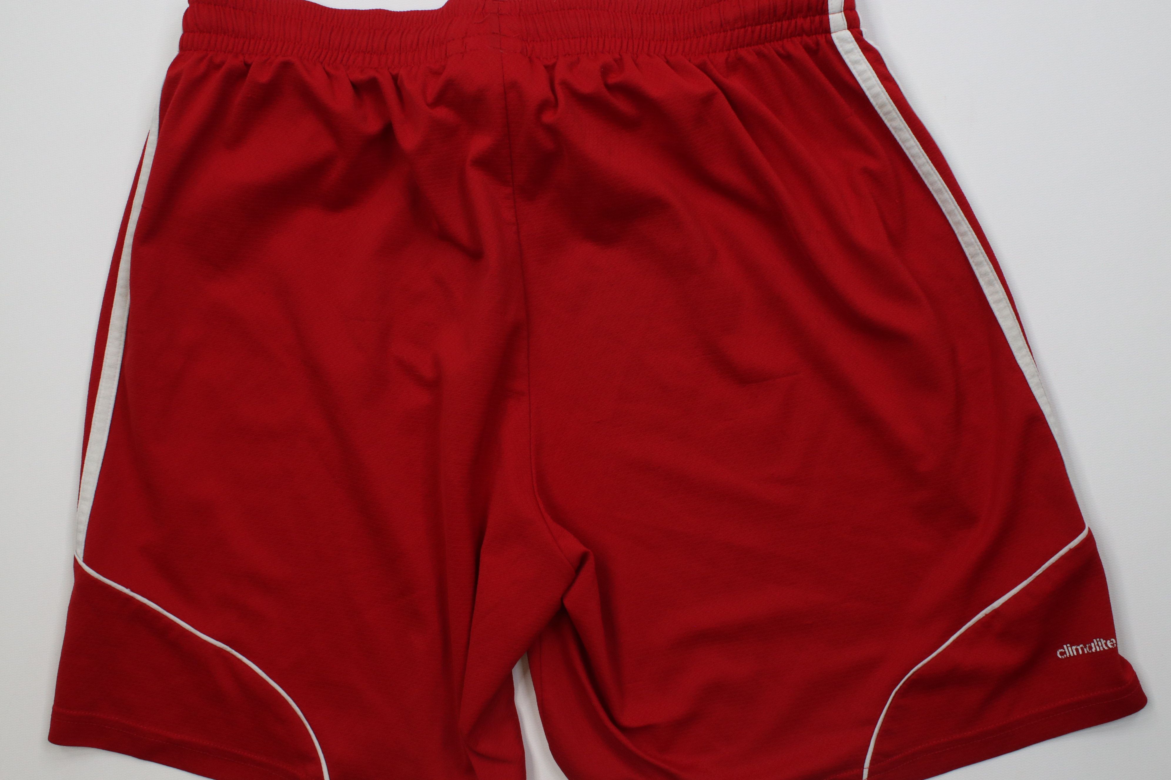 Adidas Vintage Y2K Adidas Knee Running Jogging Soccer Shorts Red Size US 34 / EU 50 - 11 Thumbnail