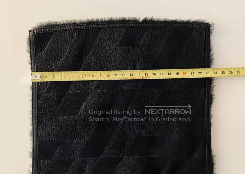Hermes Hermes size 23x200cm Show model fur and leather integrated Size ONE SIZE - 4 Thumbnail