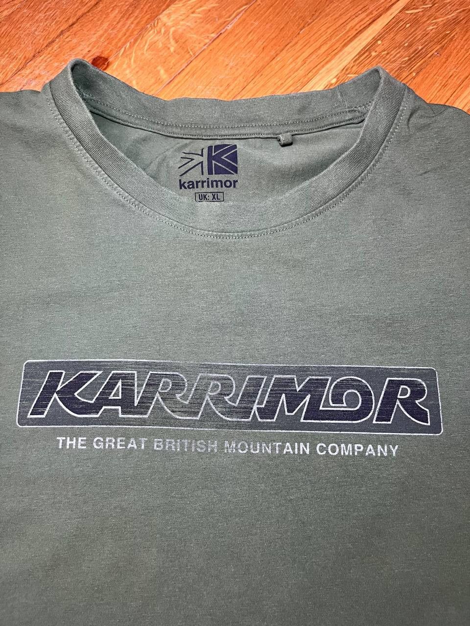 Karrimor Karrimor basic khaki logo tee Size US XL / EU 56 / 4 - 3 Thumbnail