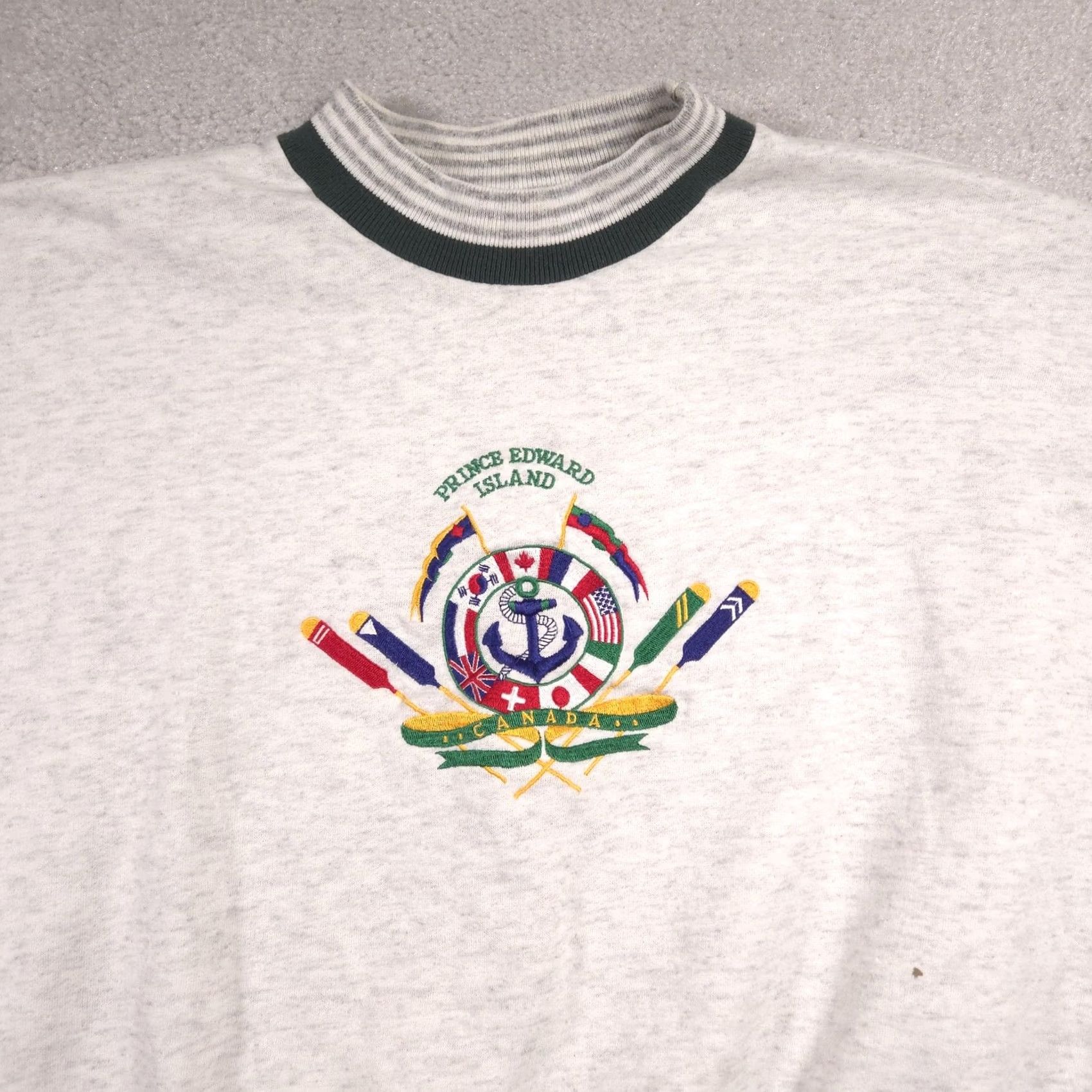Prince VINTAGE Prince Edward Island Sweatshirt Mens Large Nautical Canada Crewneck 90s Size US L / EU 52-54 / 3 - 3 Thumbnail