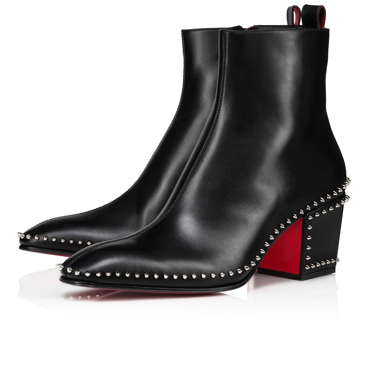 Christian louboutin boots spikes 2025