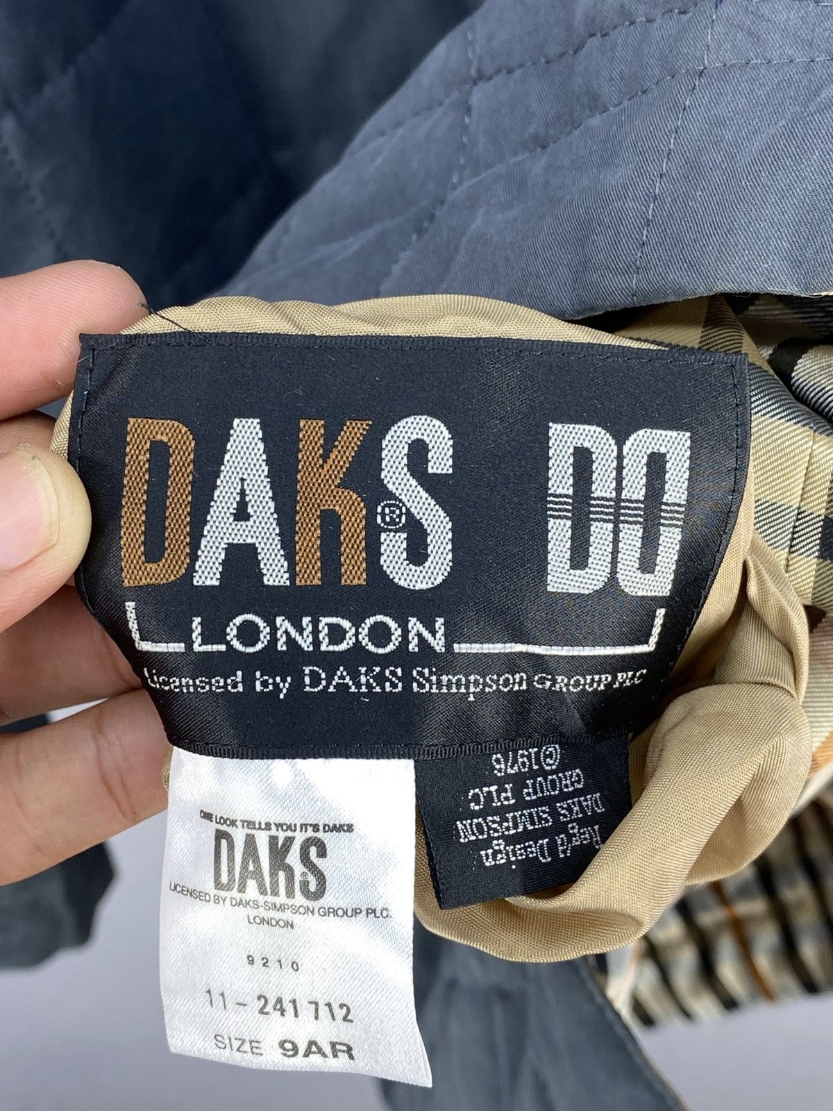 DAKS DAKS London Snap Button Quilted Jacket Size US M / EU 48-50 / 2 - 9 Thumbnail