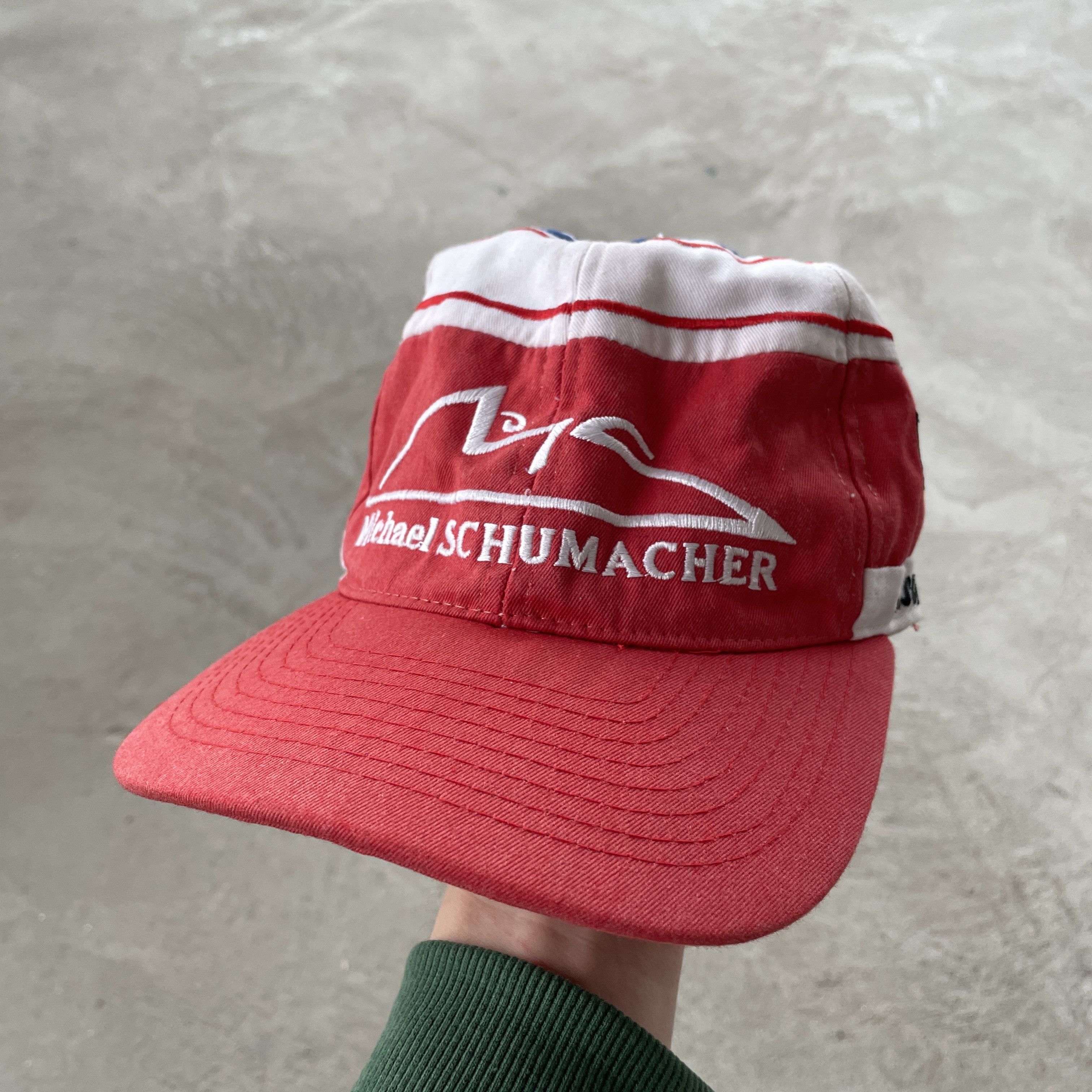 Formula 1 Vintage 90s Michael Schumacher F-1 Racing Cap Size ONE SIZE - 1 Thumbnail