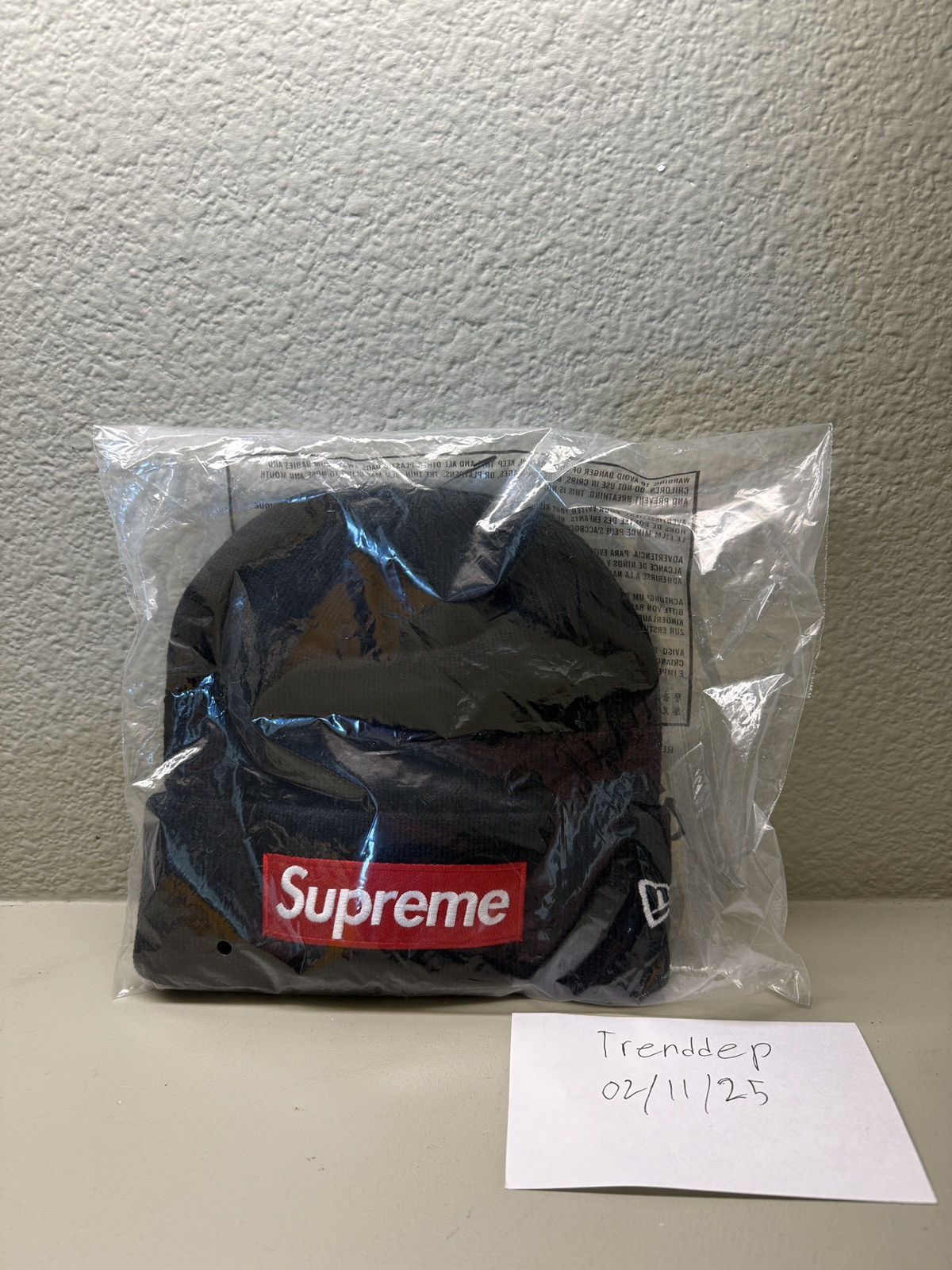 New Era × Supreme NEW Supreme New Era Box Logo Beanie Size ONE SIZE - 1 Thumbnail