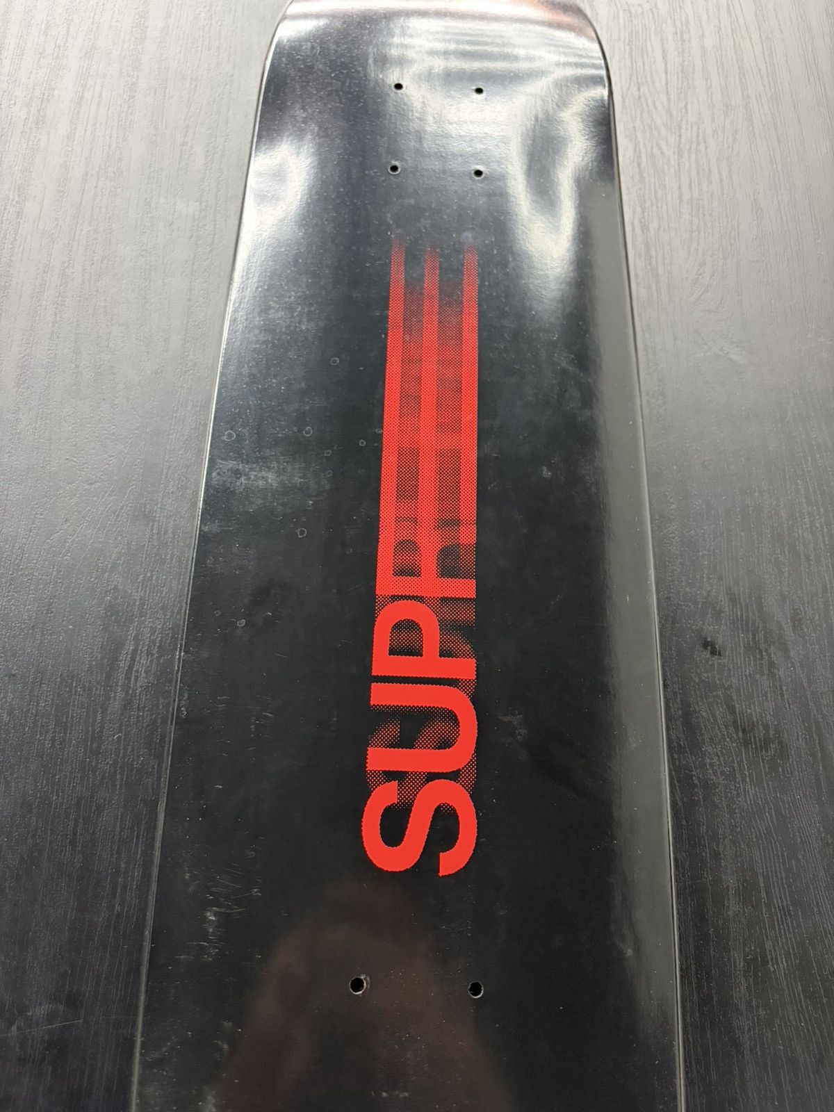 Supreme Supreme Motion Logo Cruiser Skateboard Deck Black Size ONE SIZE - 2 Thumbnail