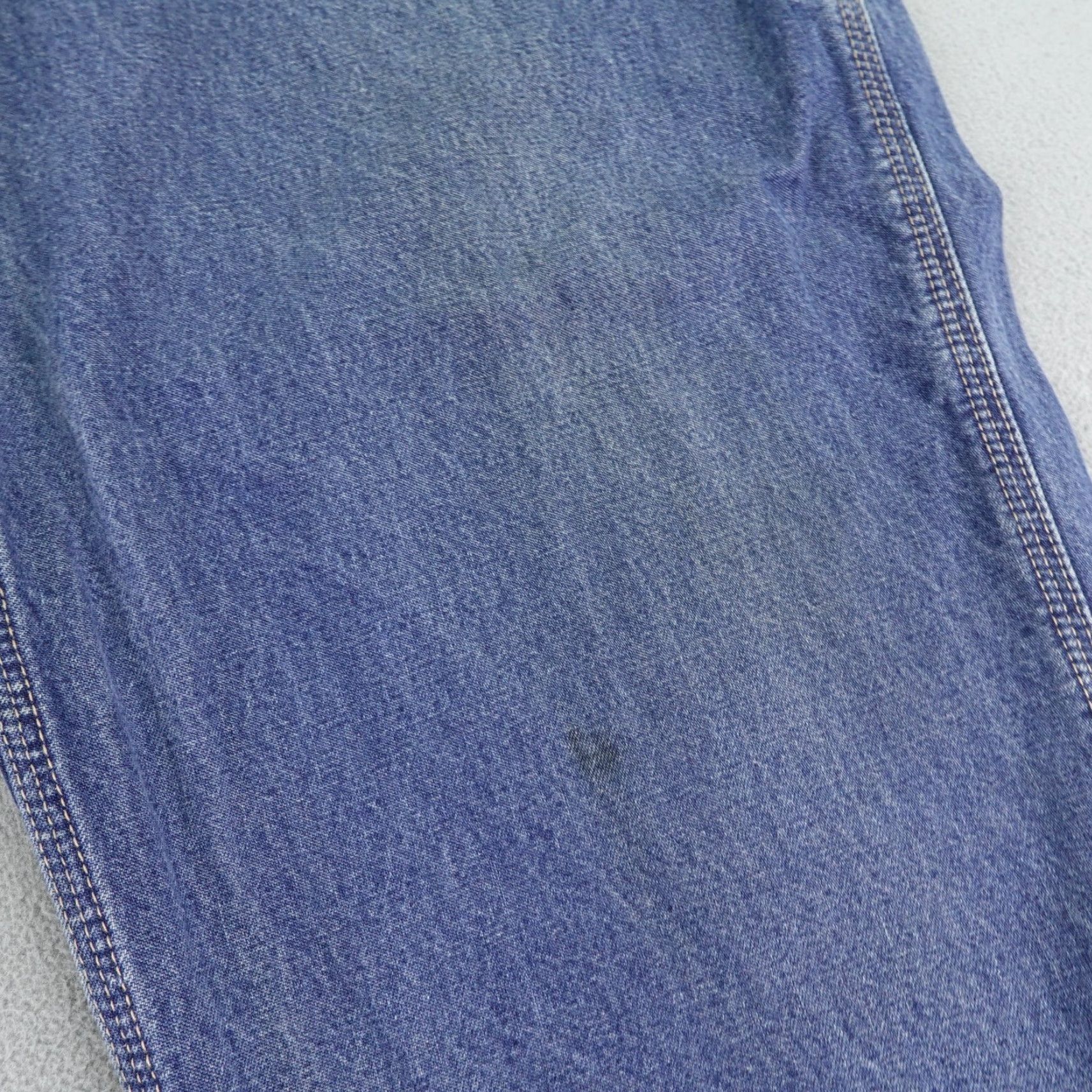 Carhartt VINTAGE Carhartt Jeans Mens 44x28 Straight Flame-Resistant Denim Blue 90s Workwear Mens Size US 42 / EU 58 - 4 Thumbnail