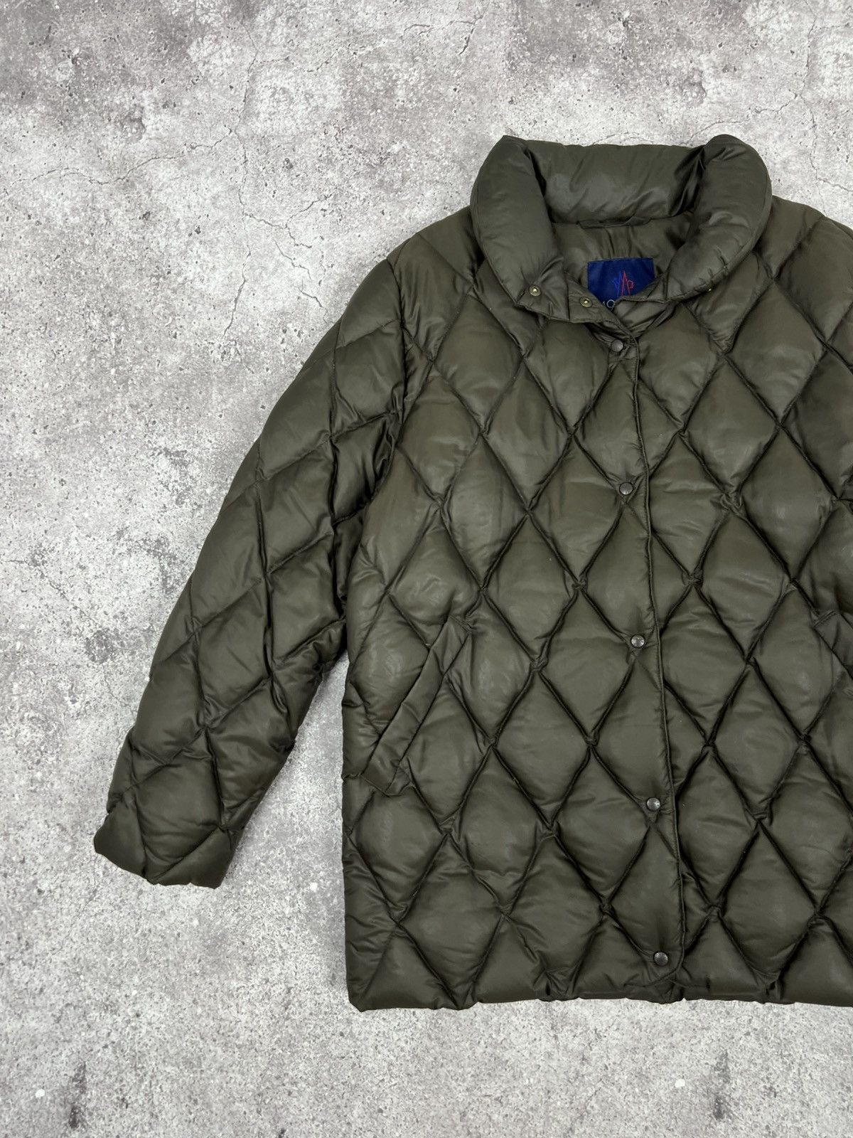 Moncler Vintage Moncler Down Quilted Jacket Button Size L / US 10 / IT 46 - 2 Thumbnail