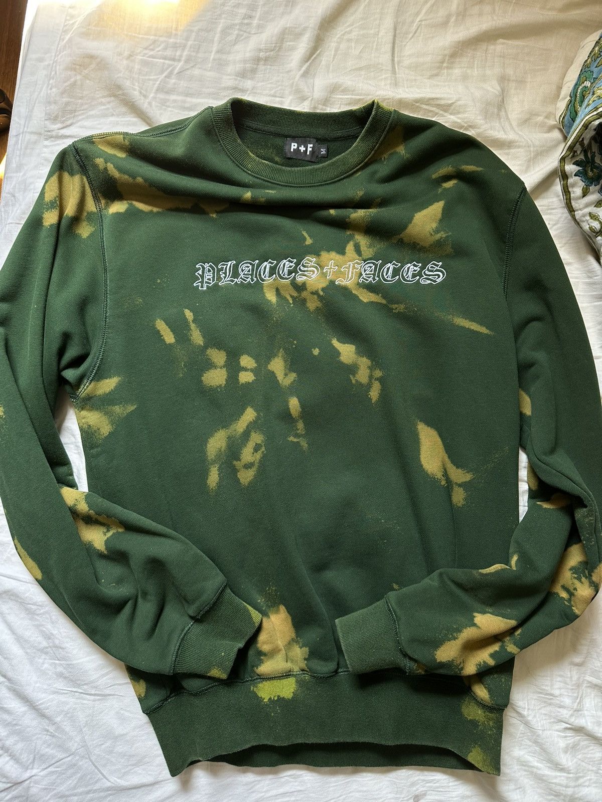Places + Faces RARE Places+Faces bleached crewneck Size US M / EU 48-50 / 2 - 1 Thumbnail