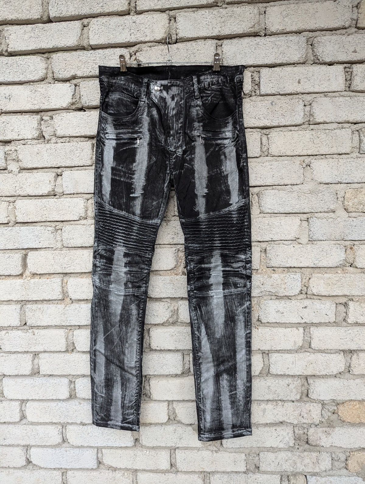 Vintage Y2K Pants Biker Straight Ripped Jeans Men’s Size US 31 - 1 Thumbnail