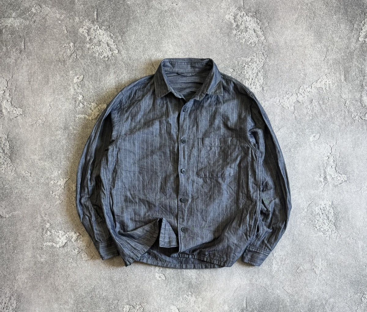 Uniqlo Uniqlo M striped button up overshirts shirt casual Size US M / EU 48-50 / 2 - 1 Thumbnail
