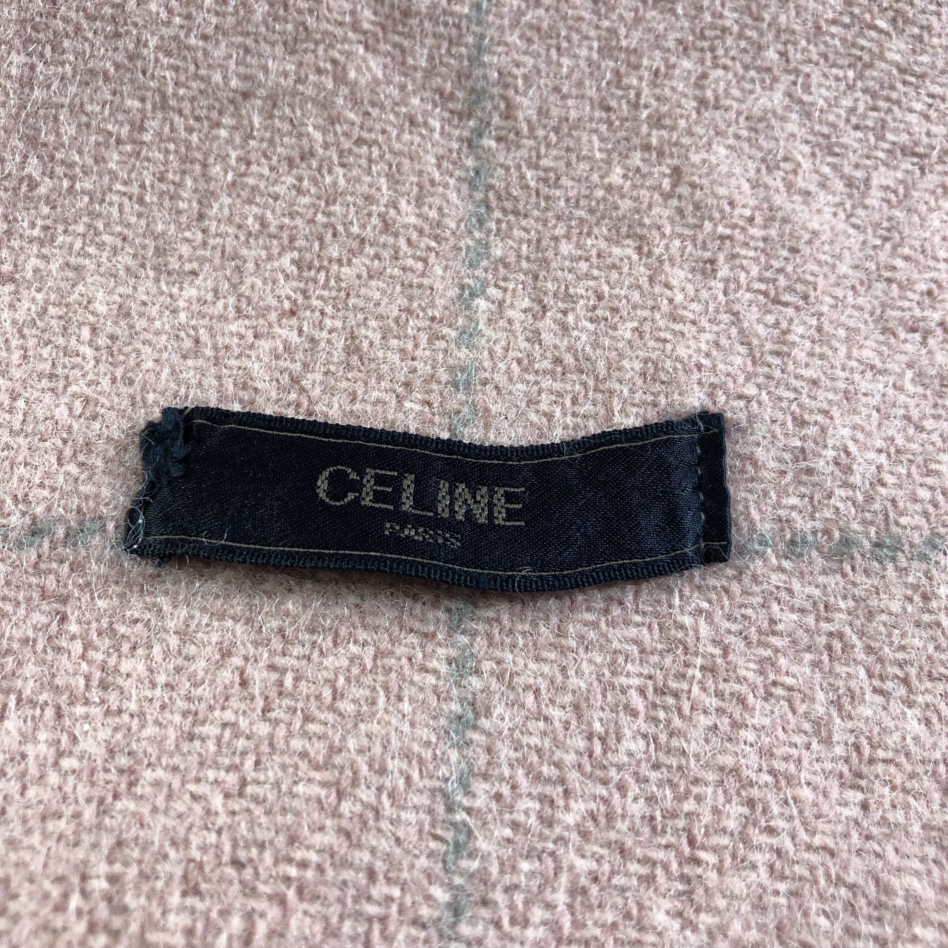 Celine Celine Oversized Wool Scarf Muffler Neckwear V2583 Size ONE SIZE - 4 Thumbnail