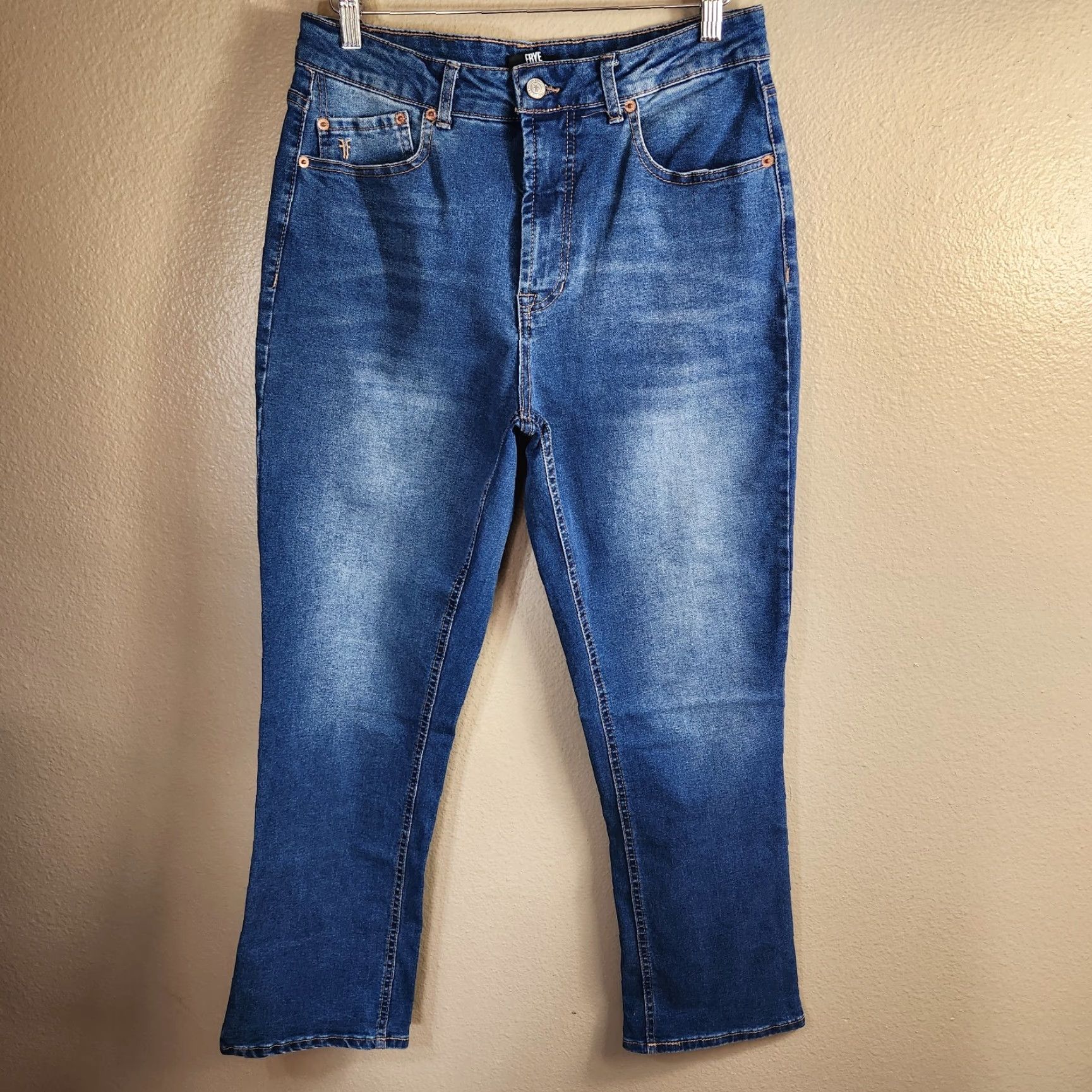 Frye Frye Womens |8/29| High Rise Straight Leg Jeans/1859395 Size 30" / US 8 / IT 44 - 2 Thumbnail