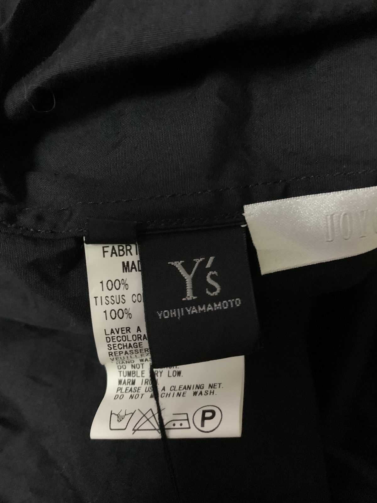 Yohji Yamamoto 💥Final💥Yohji Yamamoto Super Black Polo T Shirt Size M / US 6-8 / IT 42-44 - 7 Thumbnail
