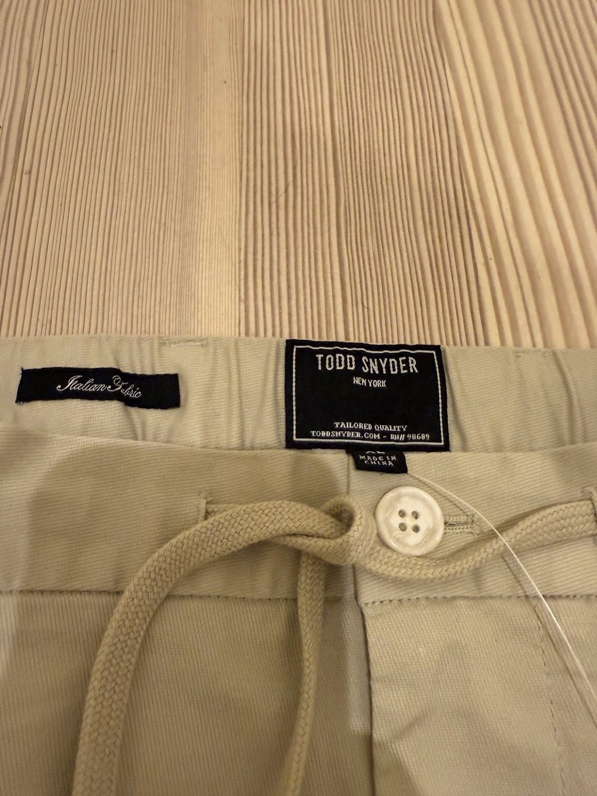 Todd Snyder Modern Chino Trouser in Sand Dollar Size US 36 / EU 52 - 3 Thumbnail
