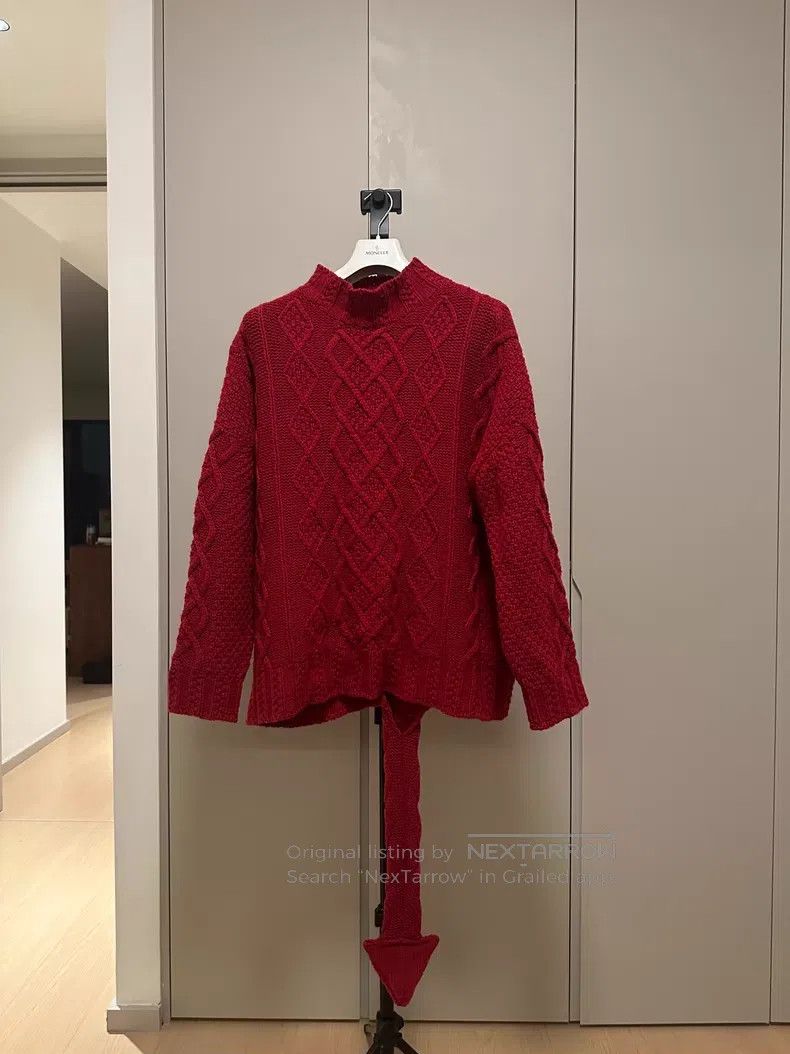 Loewe Loewe Fleece Sweatshirt, Burgundy Purple Size M / US 6-8 / IT 42-44 - 2 Thumbnail