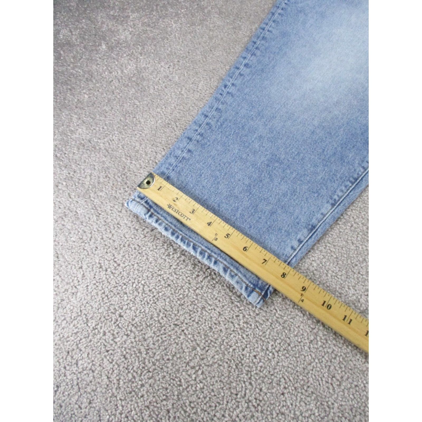 Good American Good American Jeans Womens 15 Light Wash Denim Crop NEW Cropped Jeans Blue Regular Rise High Zip 15 Womens jeans Size 36" / US 14 / IT 50 - 6 Thumbnail