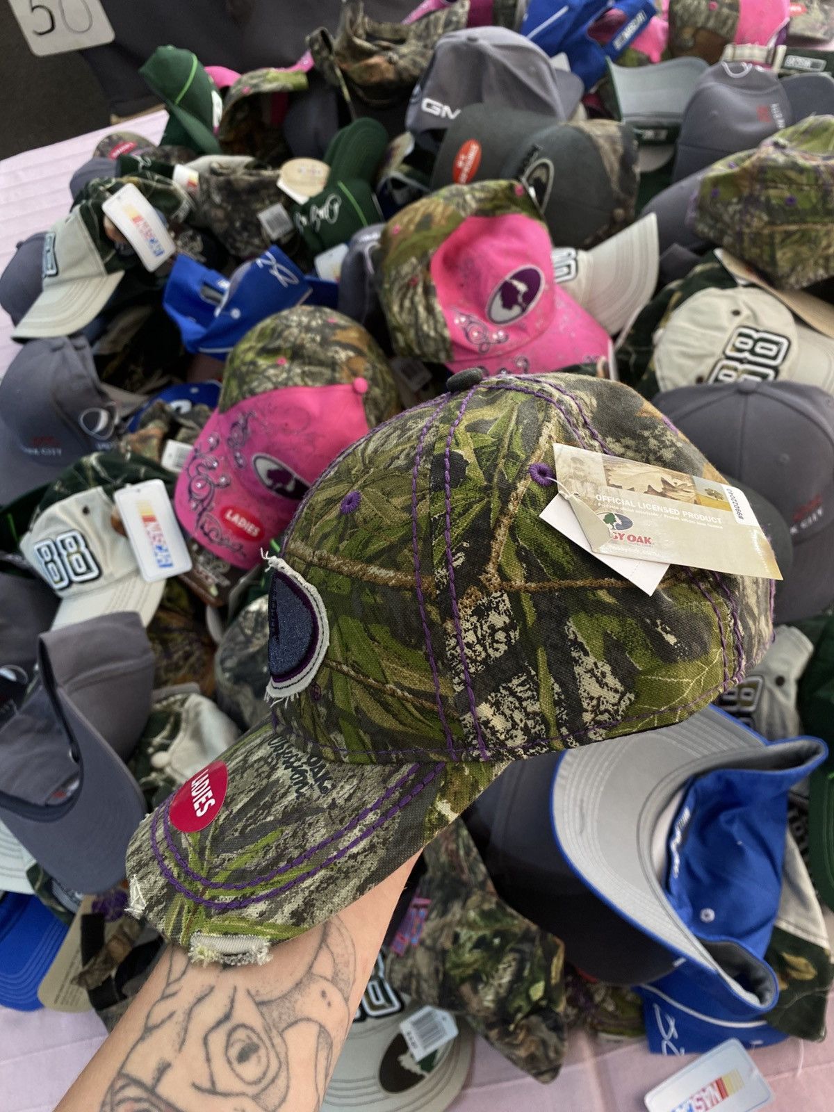 Realtree Signatures Realtree racing cap y2k Size ONE SIZE - 3 Thumbnail