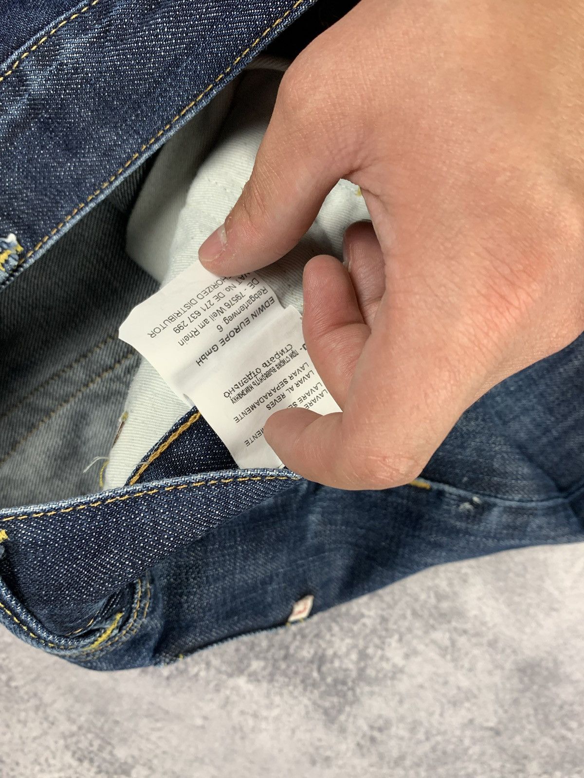 Edwin Vintage Edwin Selvage Slim Jeans Size 32x32 Japanese Brand Size US 32 / EU 48 - 9 Thumbnail