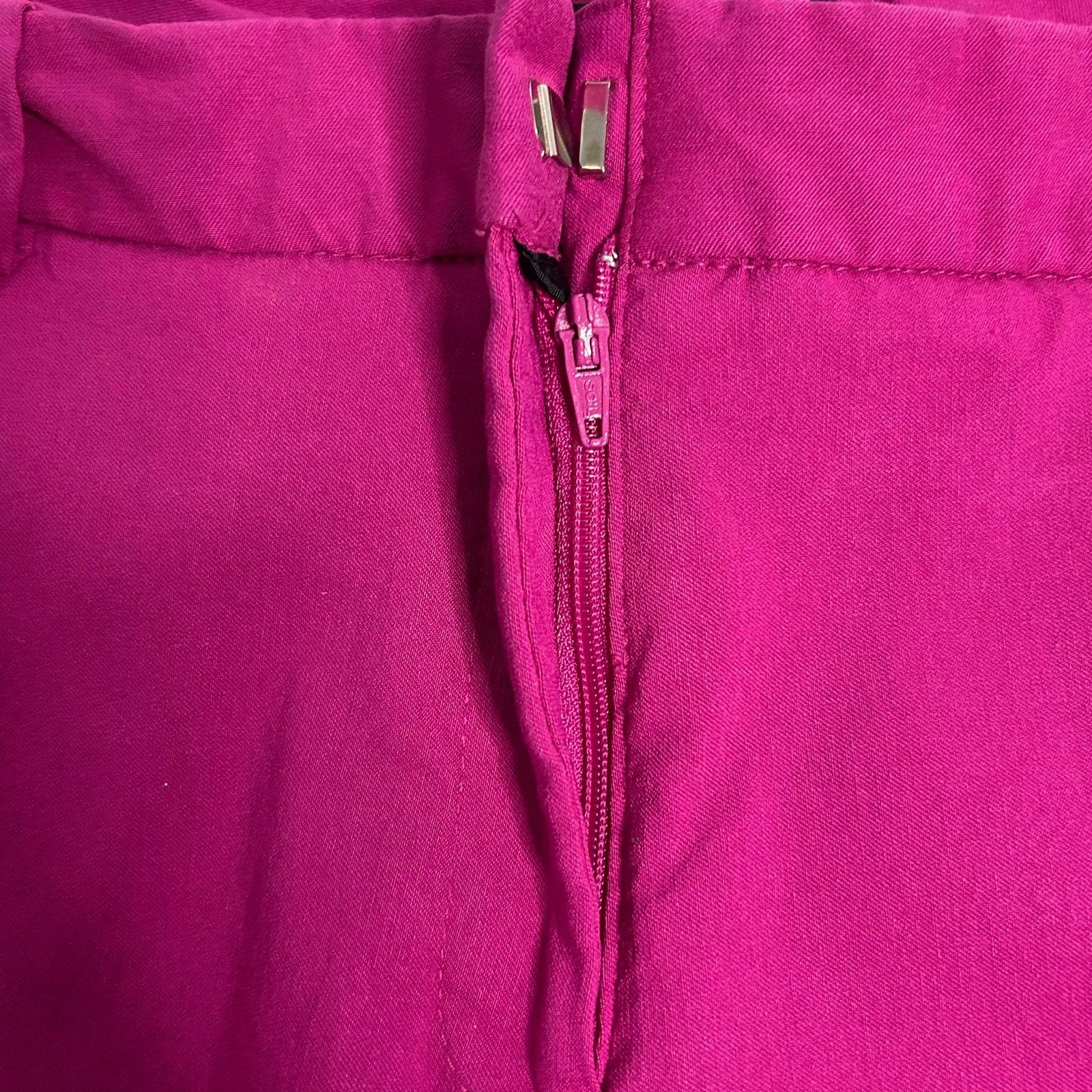 Worthington Worthington Raspberry Pink Slim Cropped Pants Size 16 Size 38" / US 16 / IT 52 - 8 Thumbnail