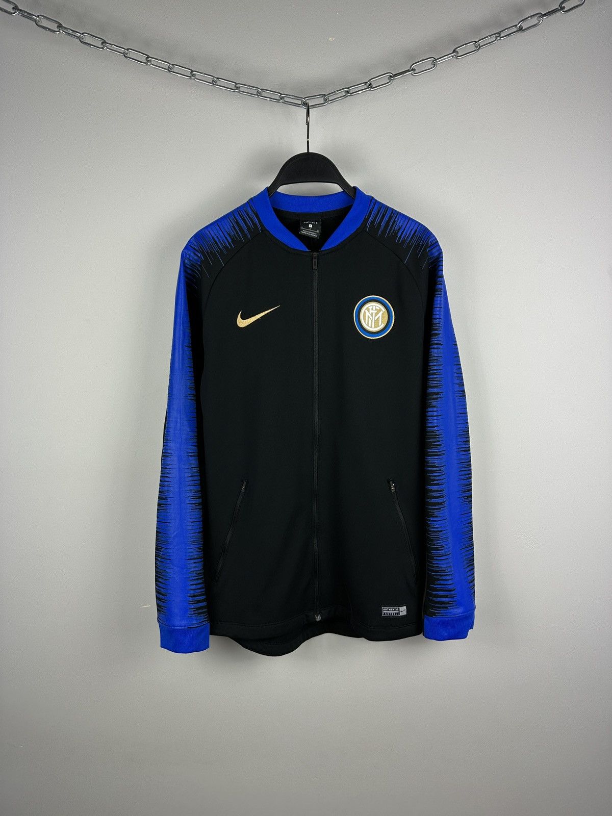 Nike × Vintage Nike FC Inter Milan Soccer Zip Track Top Size US S / EU 44-46 / 1 - 1 Thumbnail