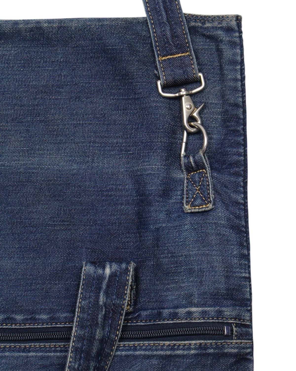 Hysteric Glamour 2000S HYSTERIC GLAMOUR PATCHED DENIM TACTICAL TOTE BAG Size ONE SIZE - 6 Thumbnail