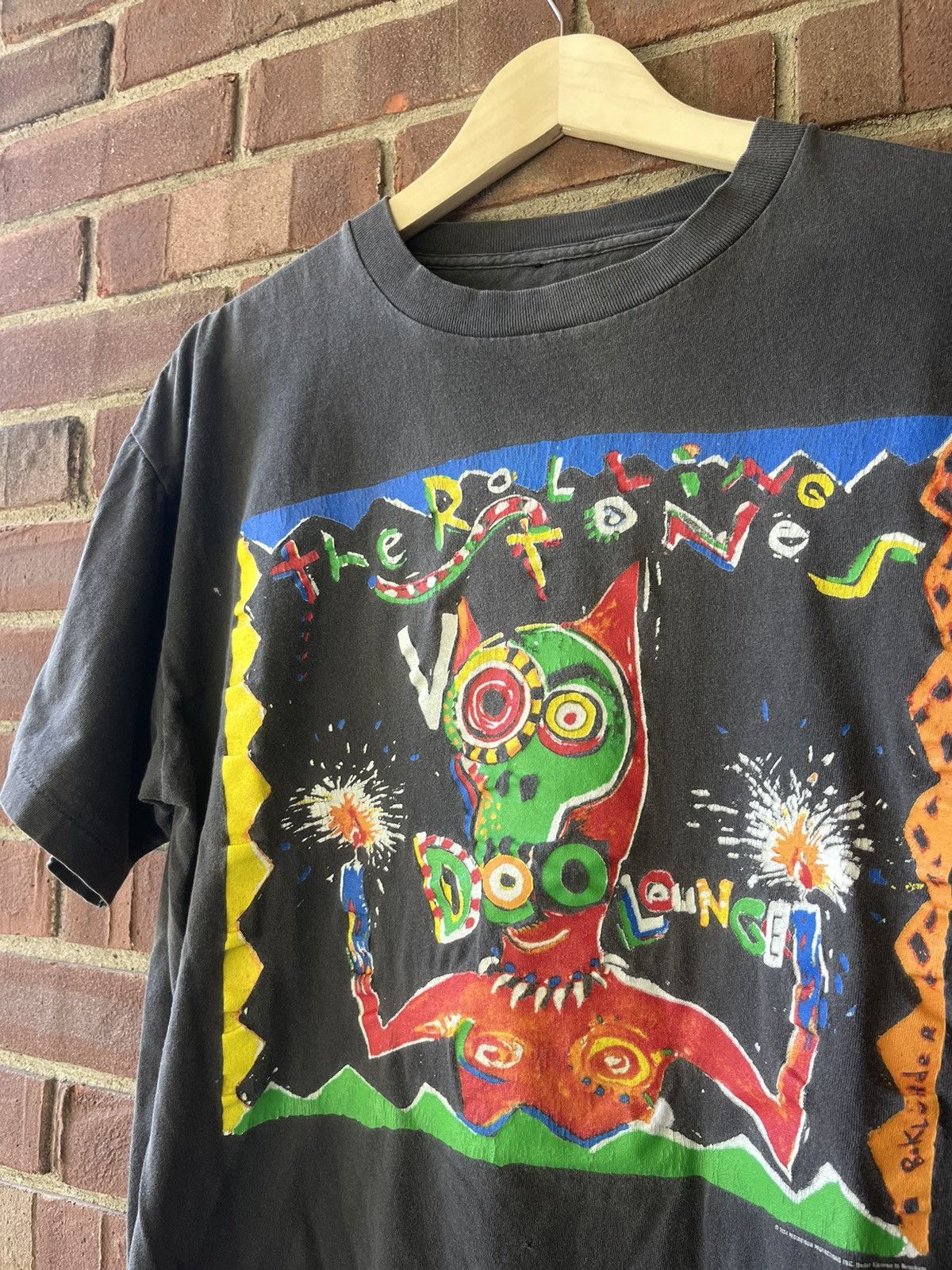 95’ Rolling Stones voodoo lounge art tee