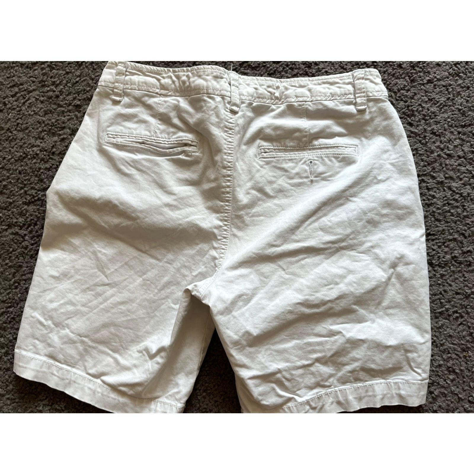 Vintage Aéropostale Mens Shorts White Solid EUC Sz 31 Longboard Chino Regular Adult 31 Mens Size US 31 - 2 Thumbnail