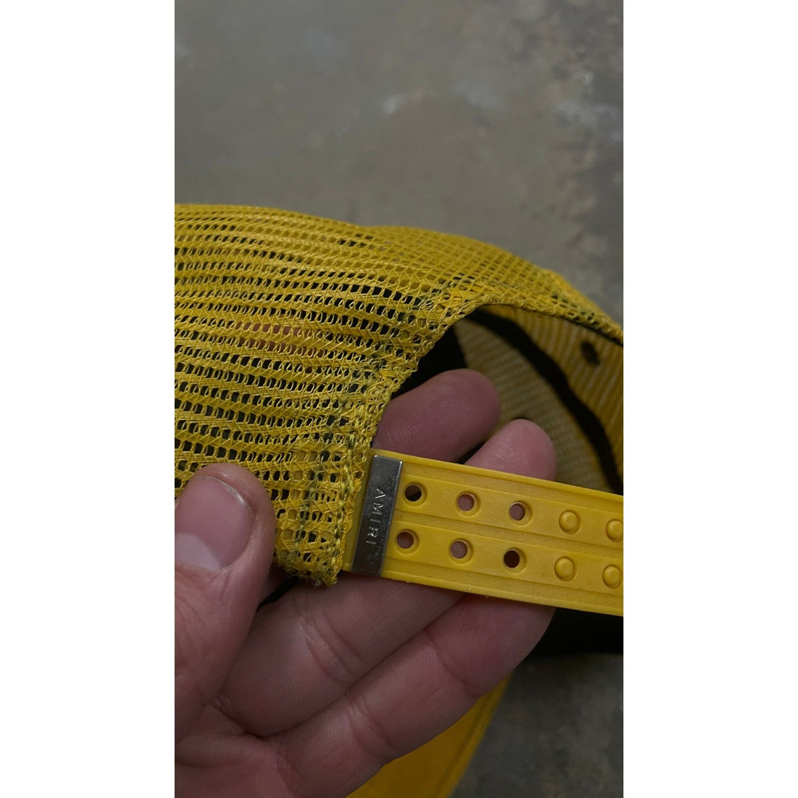 Amiri Amiri Core Logo Trucker Yellow Black Used OS Size ONE SIZE - 3 Thumbnail