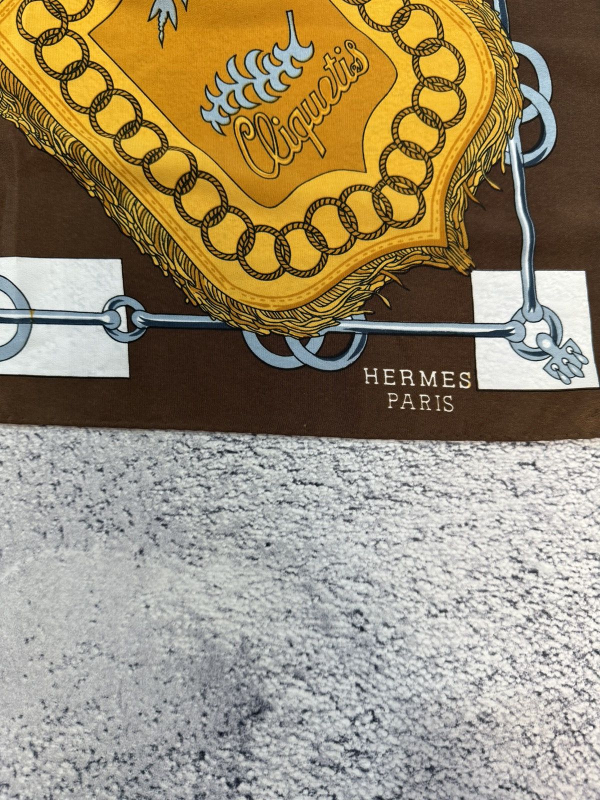 Other Vintage Inspired Hermes Style Scarf Equestrian Print Size ONE SIZE - 20 Thumbnail