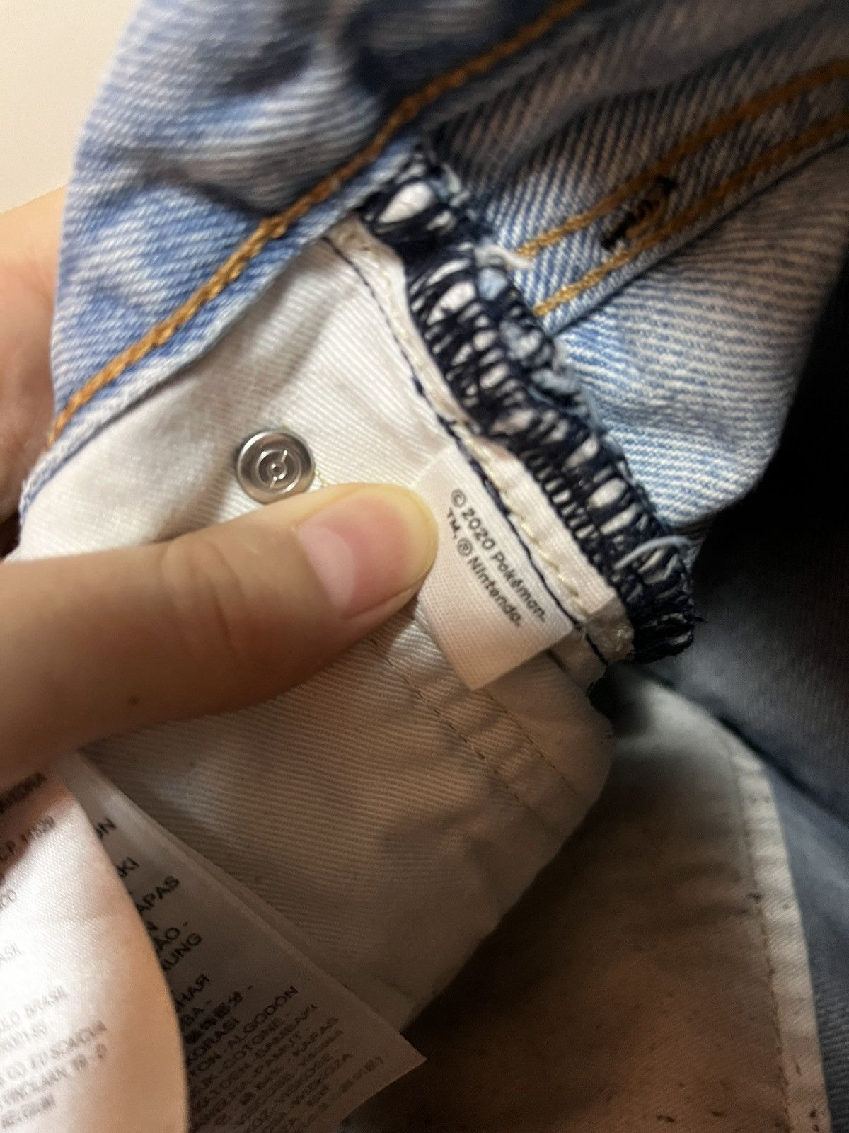 Levi's Levi‘s x Pokémon Denim Jeans Size US 34 / EU 50 - 12 Thumbnail