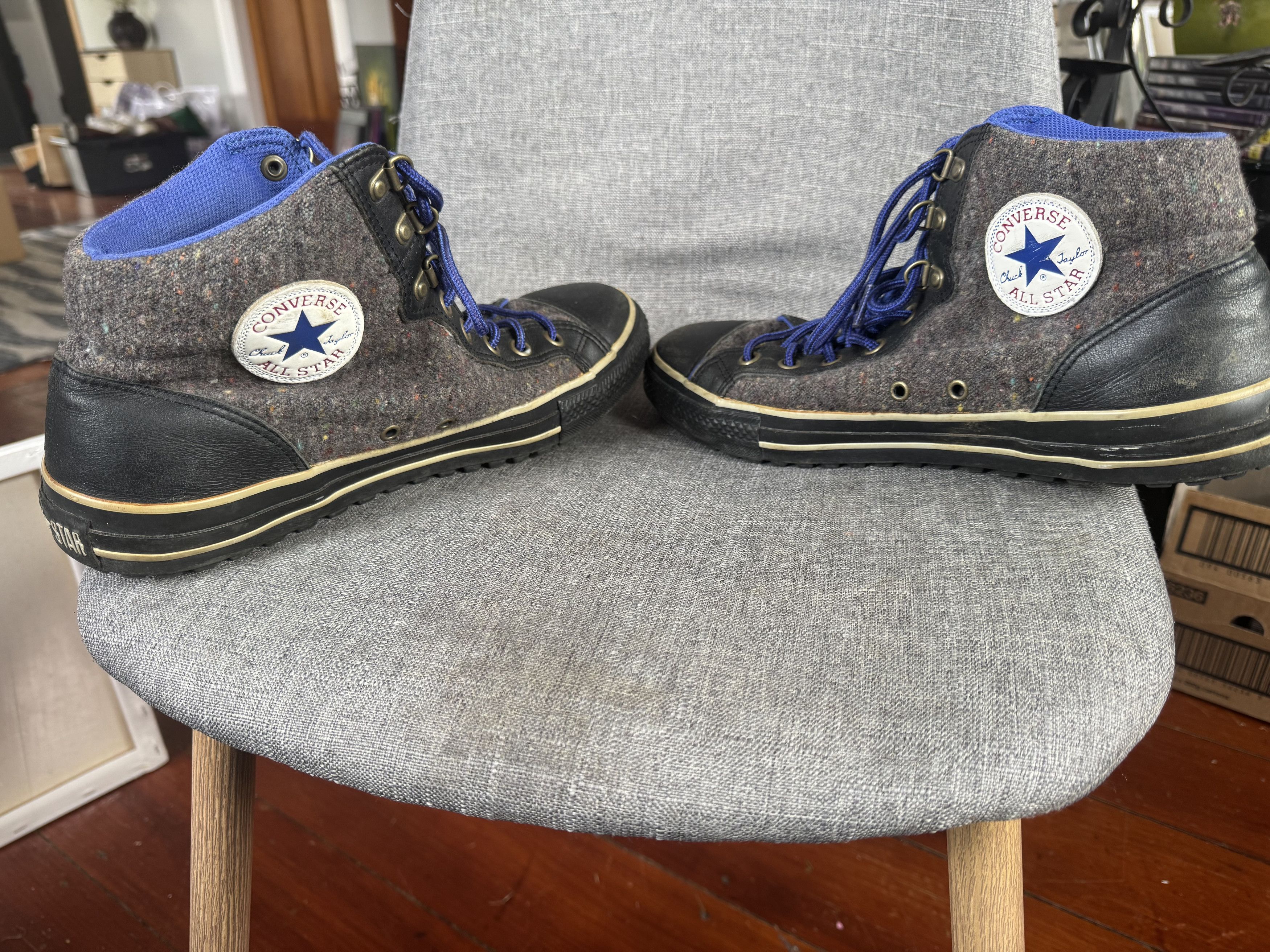 Converse Converse Japan 2010 Grunge MidArchive Wool/Leather Size US 10.5 / EU 43-44 - 5 Thumbnail