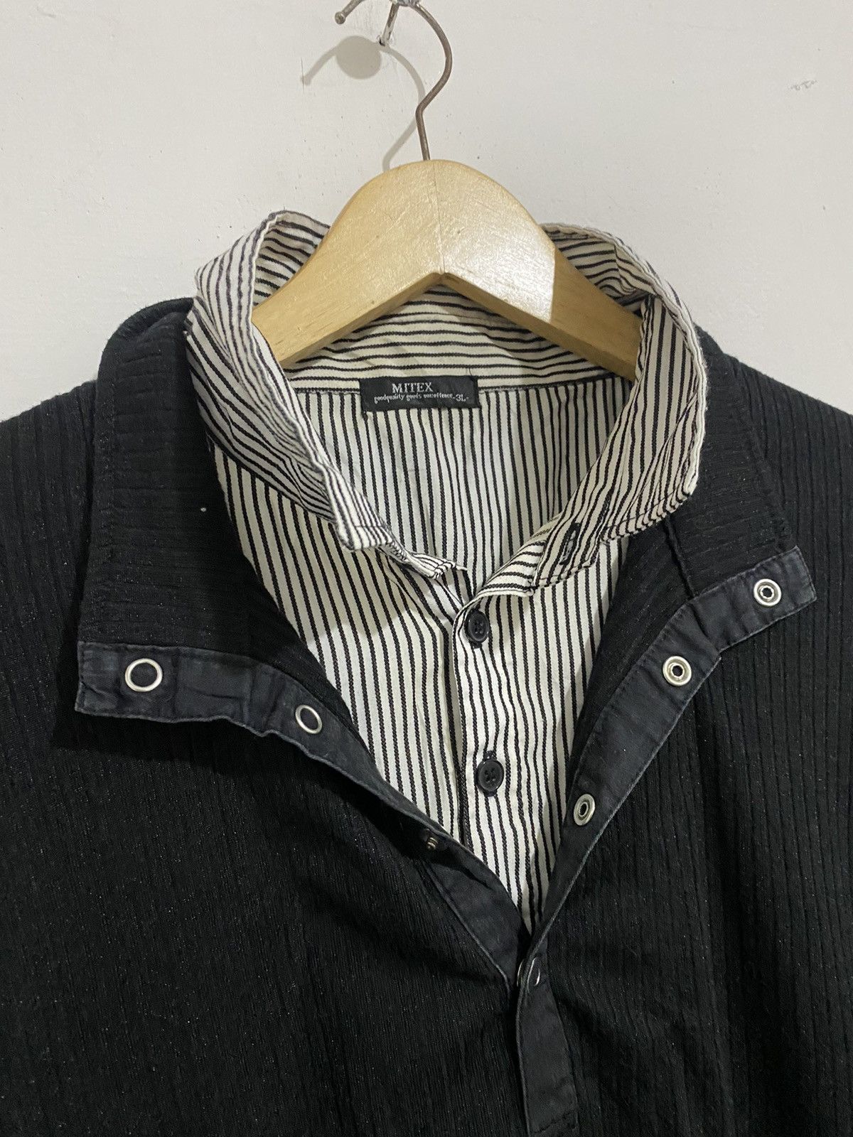 If Six Was Nine × Japanese Brand × Le Grande Bleu (L.G.B.) Mitex japanese double collar ifsixwasnine lgb styled Size US XL / EU 56 / 4 - 2 Thumbnail
