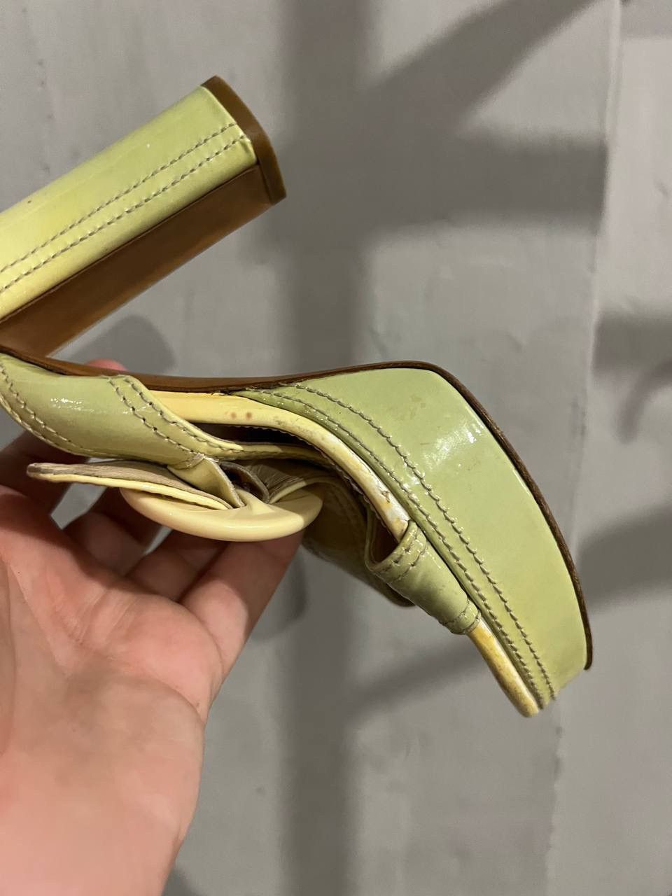 Prada PRADA SANDALS PATERN LEATHER WOMEN VINTAGE HEELS SIZE 35 Size US 5 / IT 35 - 18 Thumbnail