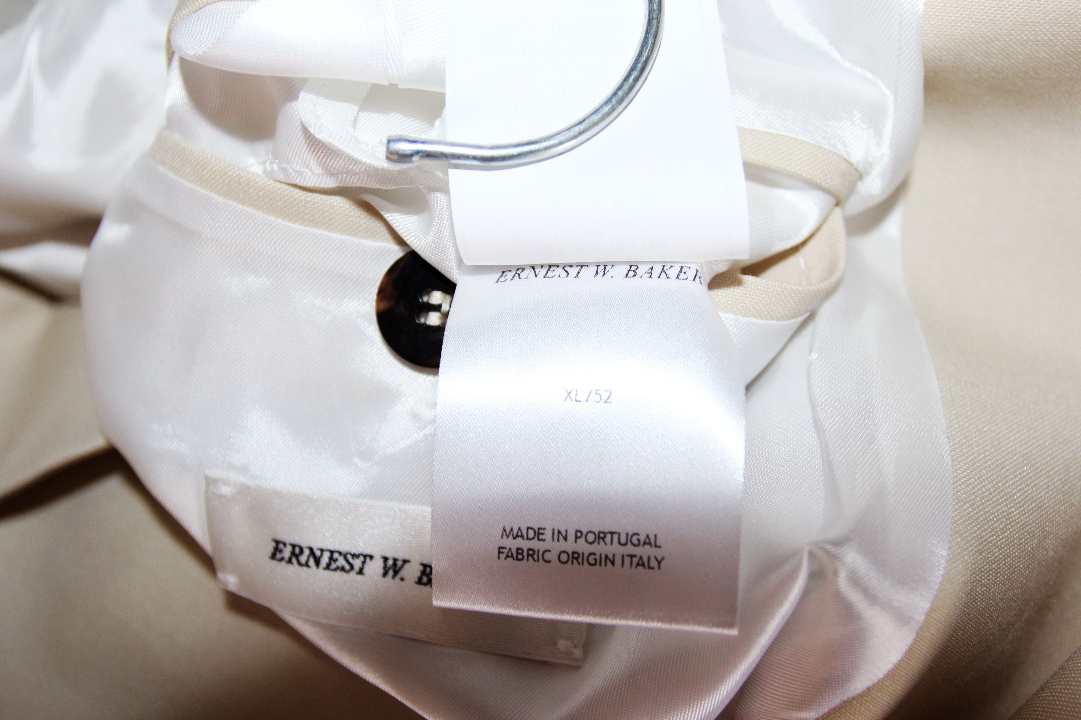 Ernest W. Baker BNWT SS23 ERNEST W. BAKER DOUBLE-BREASTED BLAZER 52 Size US L / EU 52-54 / 3 - 11 Thumbnail