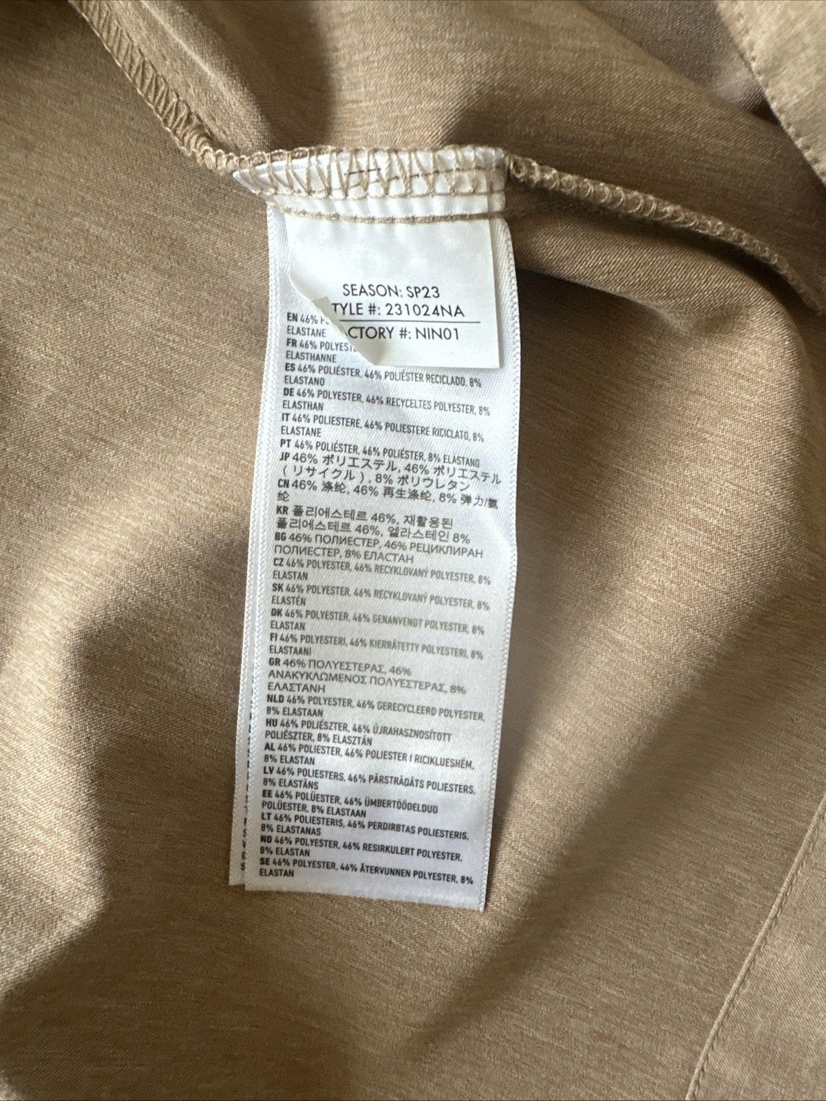 Spyder Spyder Men’s Canyon Long Sleeve Shirt XL Tan Outdoor Size US XL / EU 56 / 4 - 9 Thumbnail
