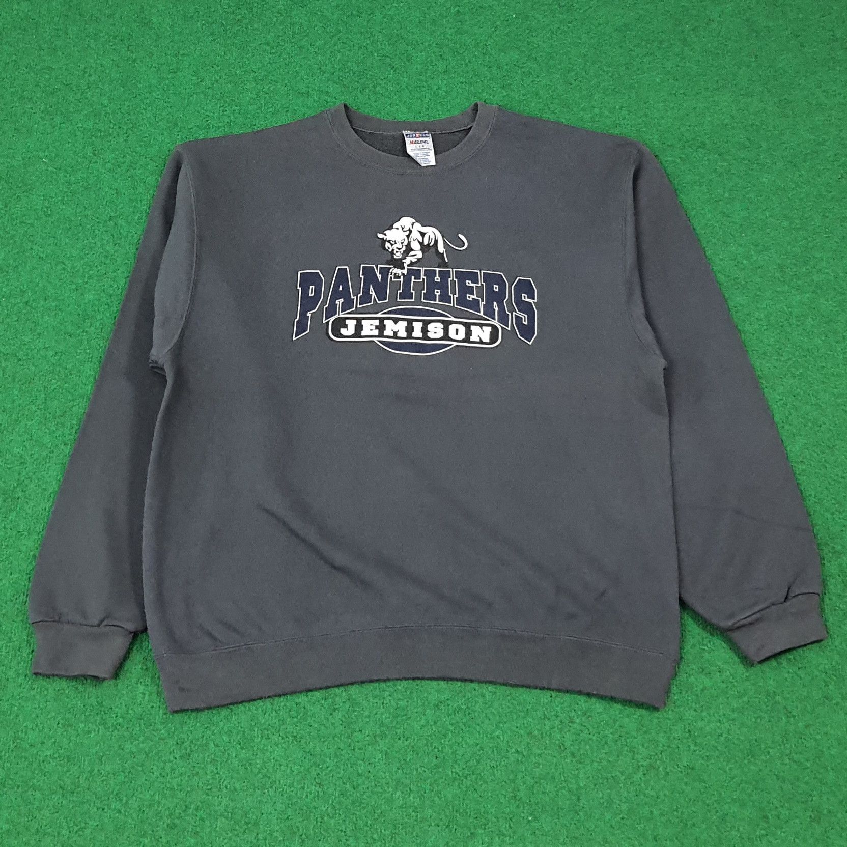 Jerzees Vintage Panthers D'Shawn Jamison NFL Sweatshirt C270N3 Size US L / EU 52-54 / 3 - 1 Thumbnail