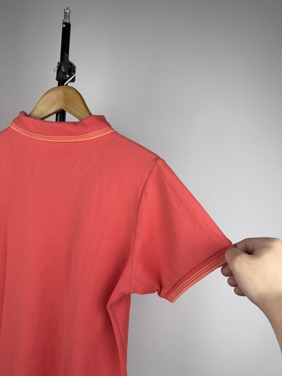 Nike 00s Retro vntg Nike Dri-Fit Swoosh Polo Shirt Coral Women Size L / US 10 / IT 46 - 16 Thumbnail