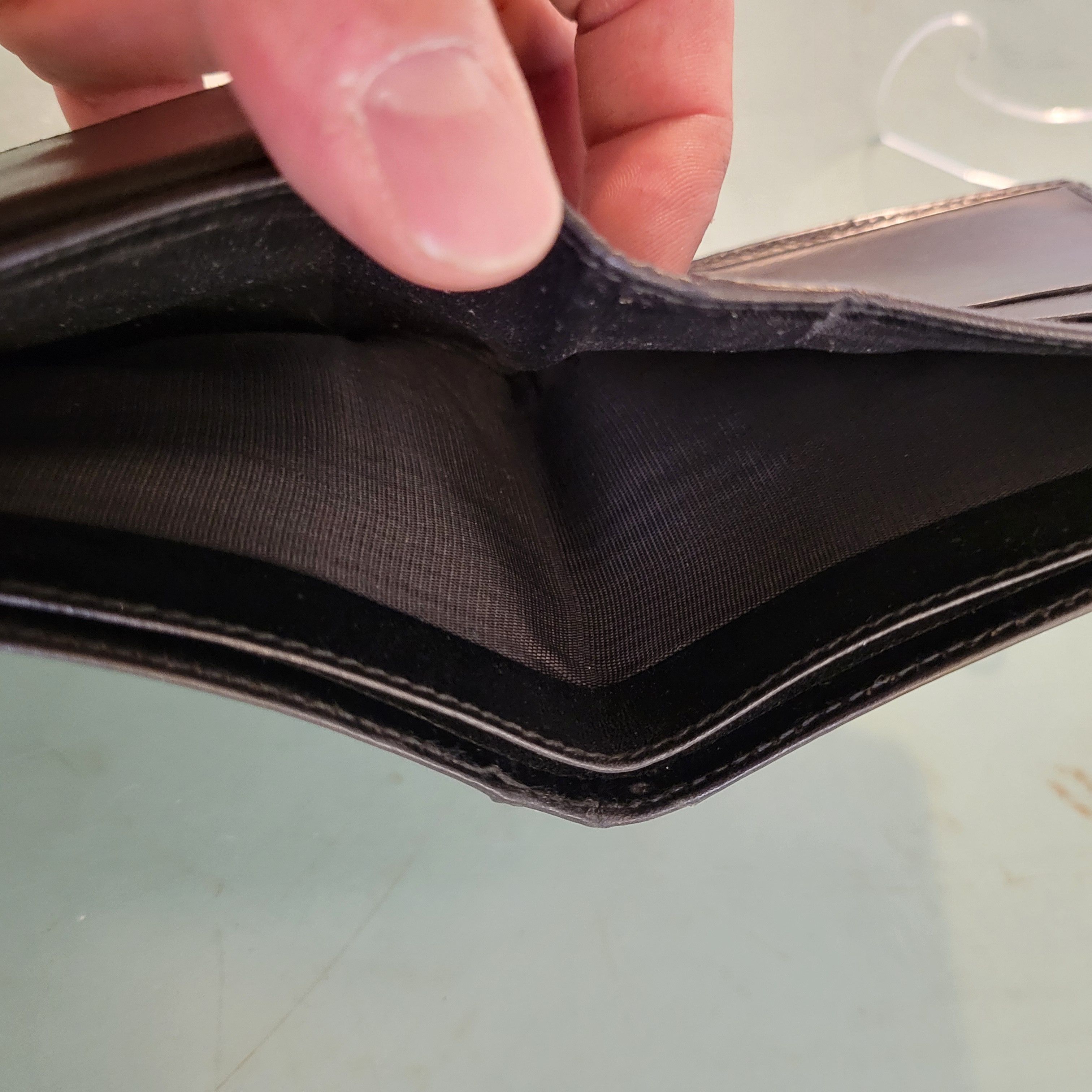Gucci Gucci Bifold Black Leather and Canvas Wallet Size ONE SIZE - 12 Thumbnail
